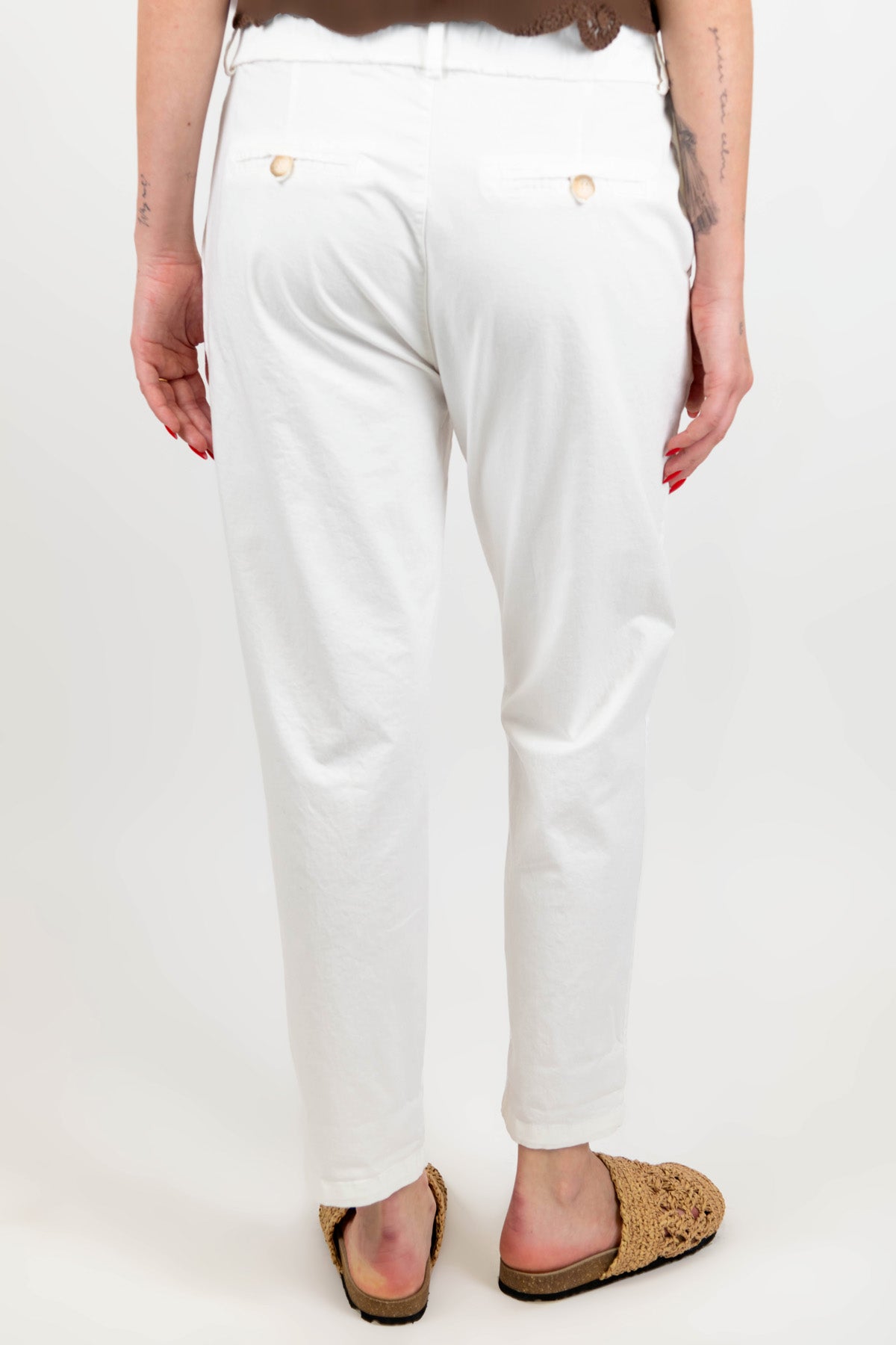 Motel - Pantalone regular con elastico in vita