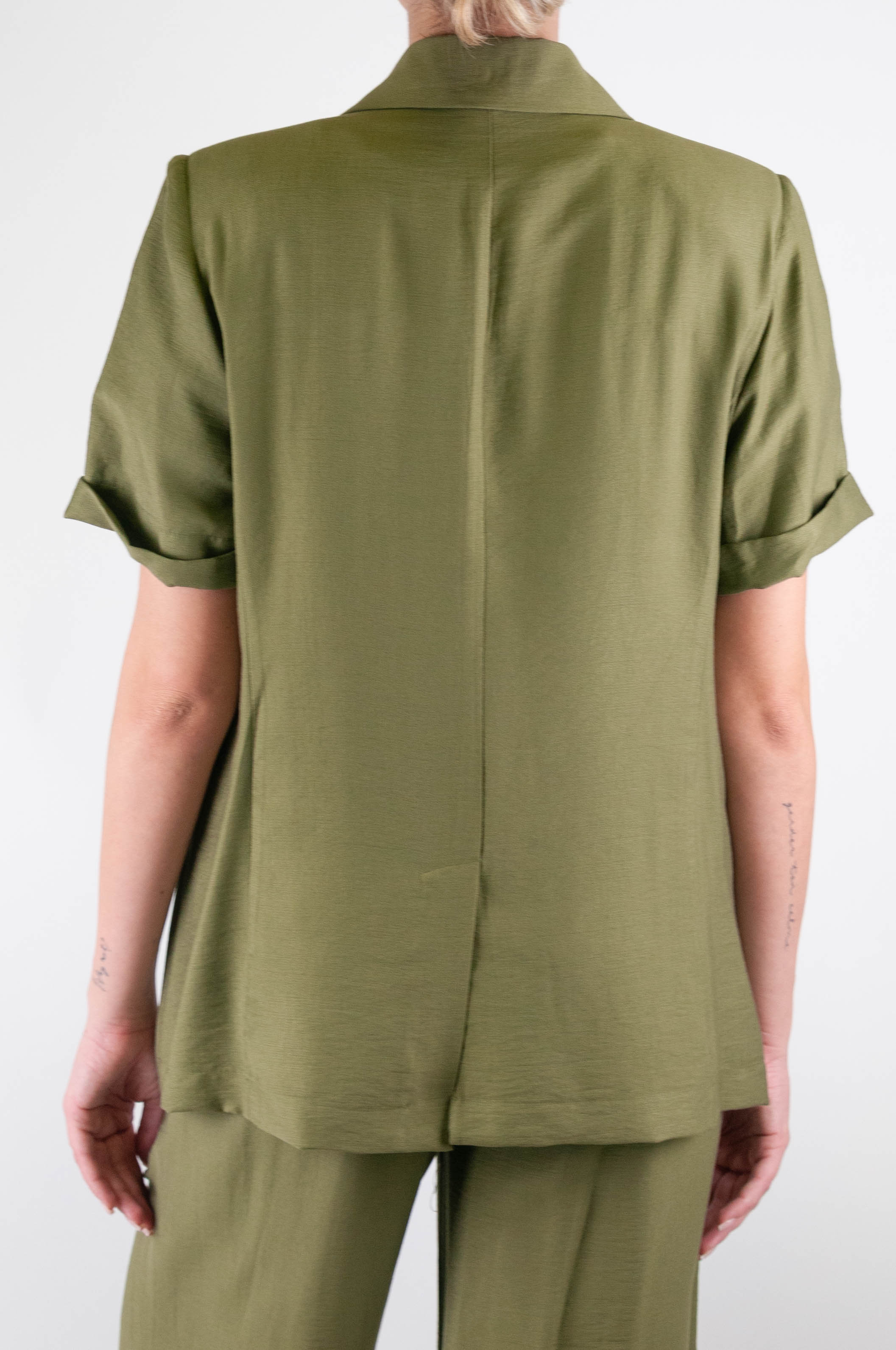 Dixie - Giacca mezza manica con chiusura ad un bottone