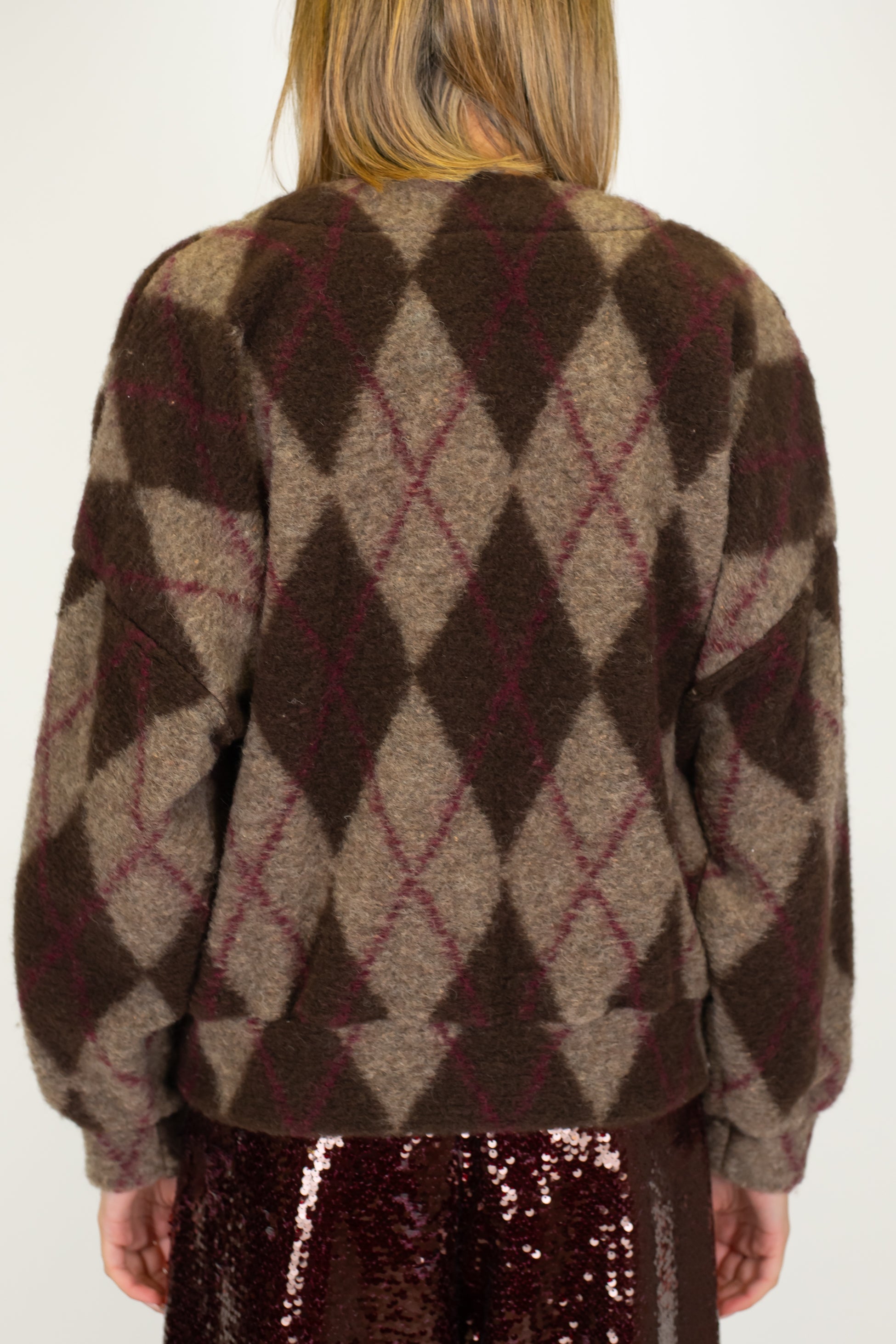 Haveone - Cardigan over fantasia rombi