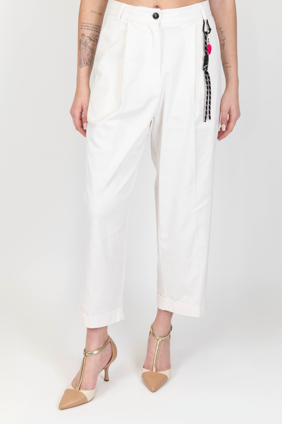 Maryley - Pantalone regular con charms