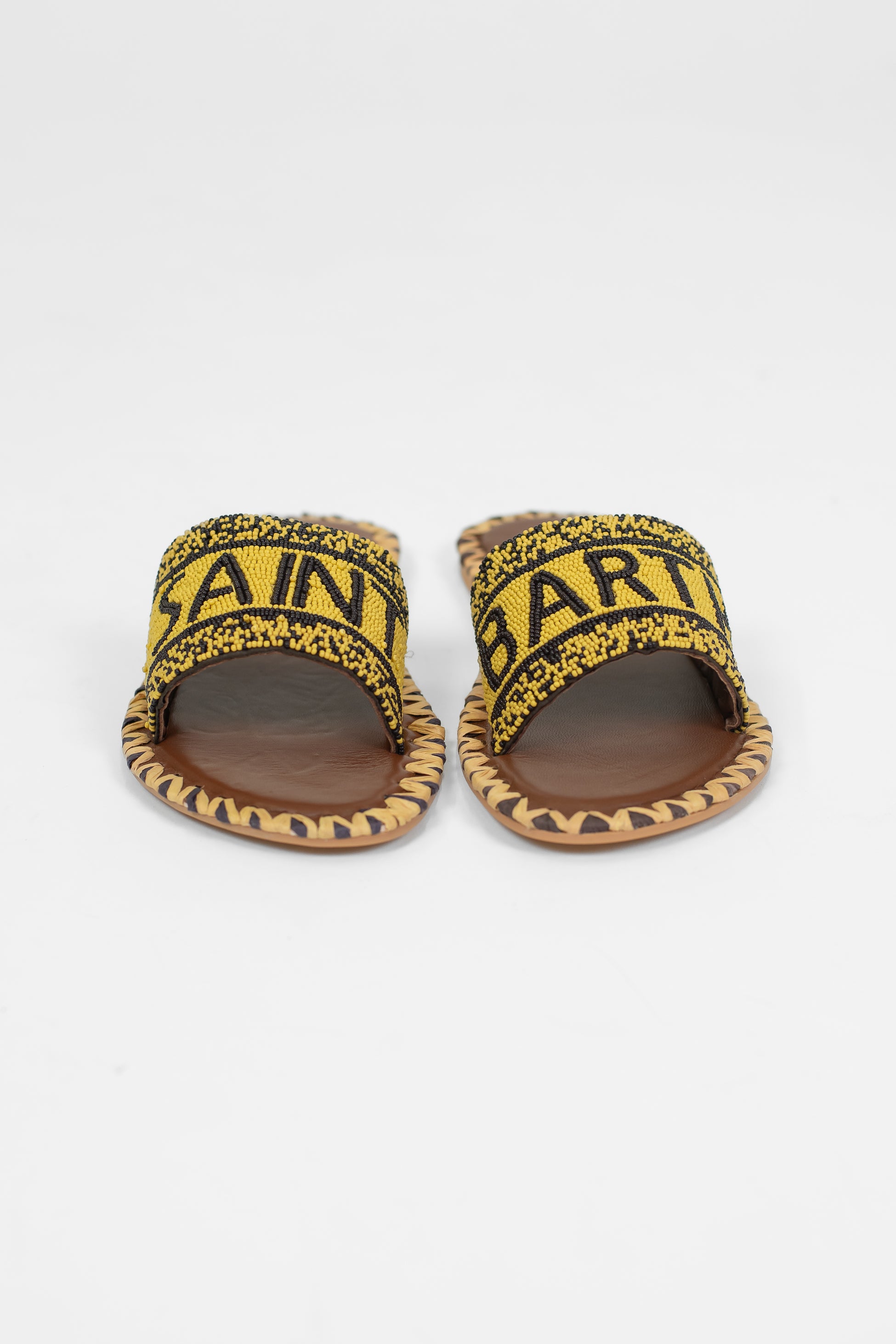 Mosaic - Ciabattina con fascia decorata da perline