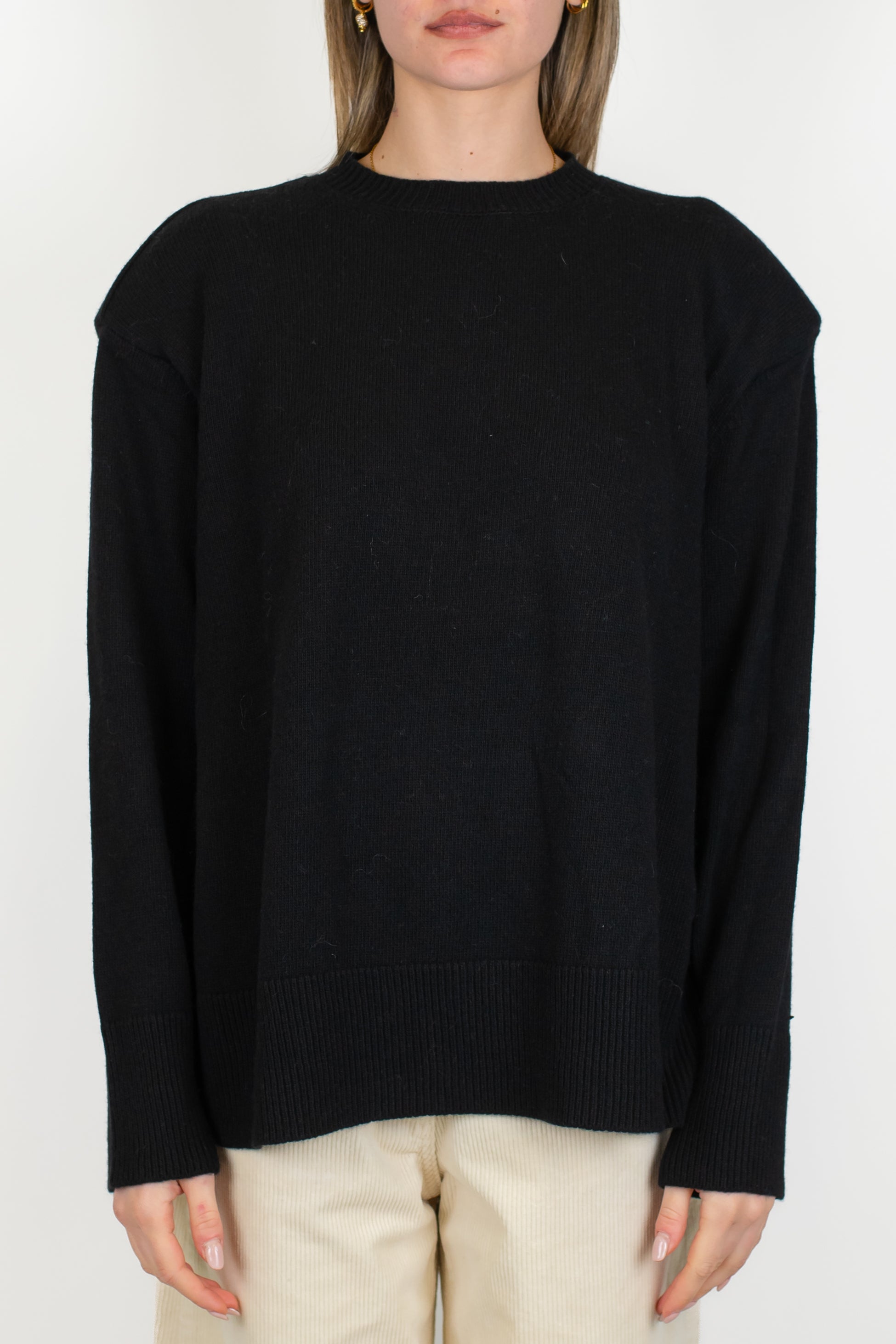 Tensione in - Maglia a scatola con spalline