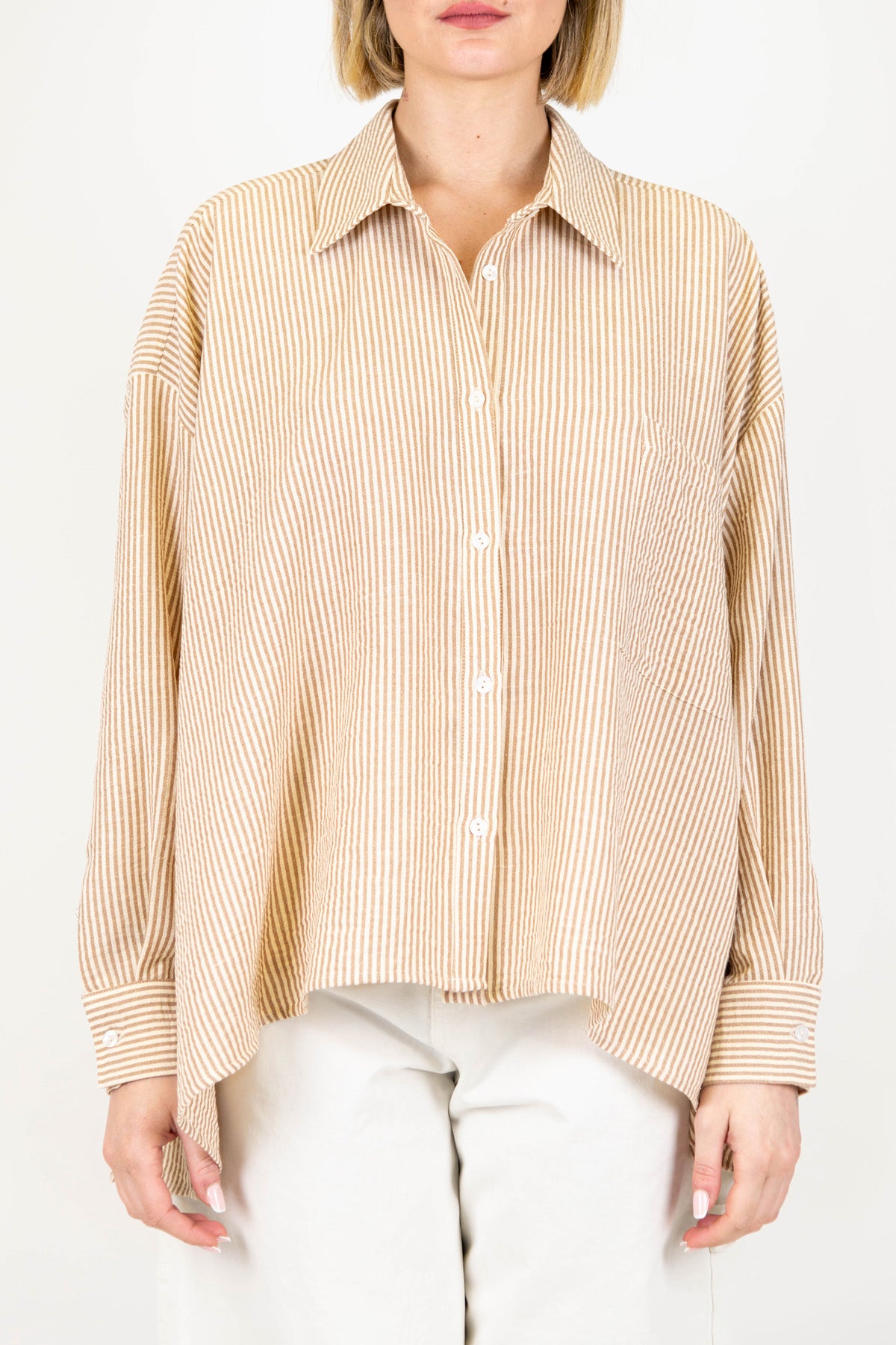 Haveone - Camicia over a righe