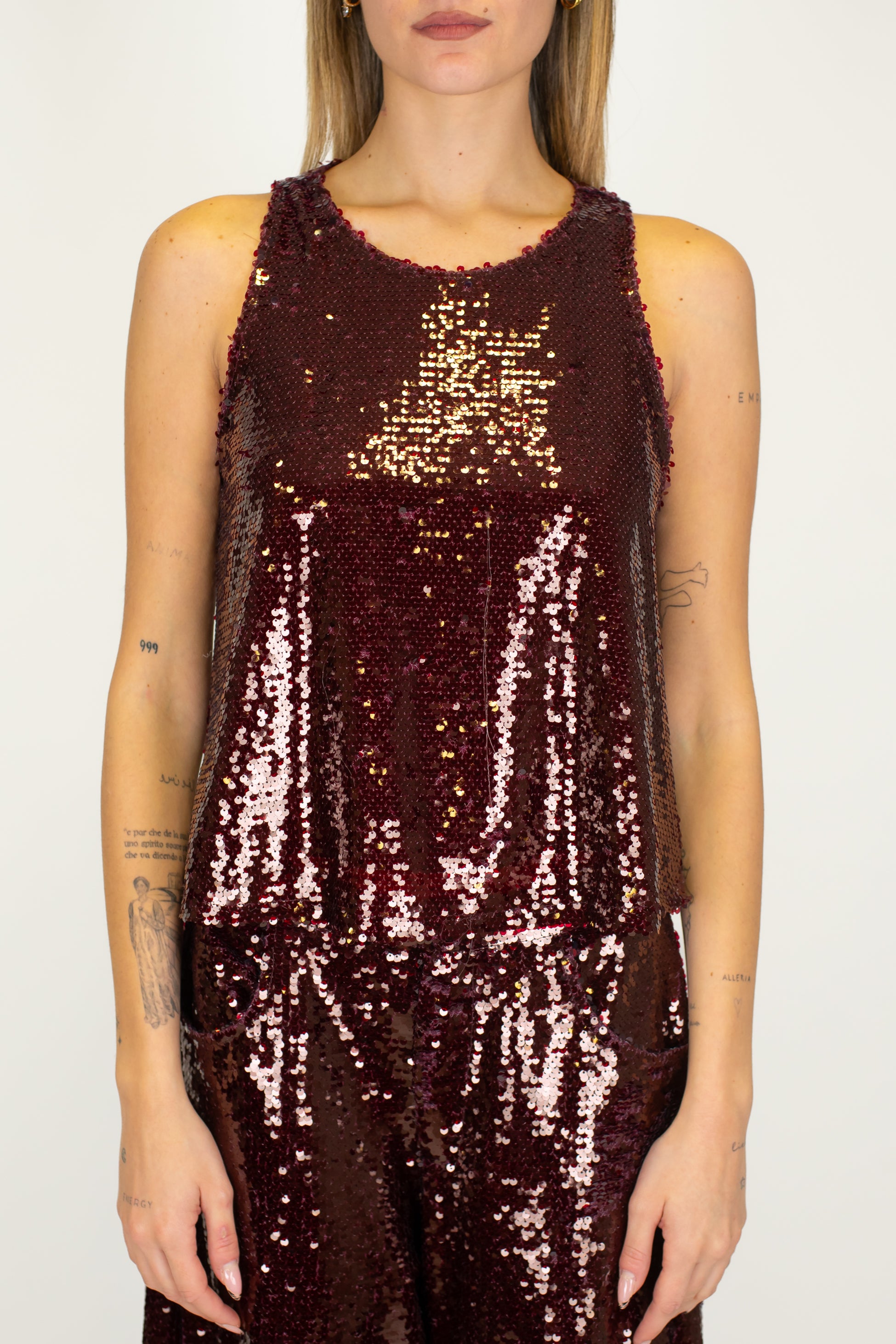 Tensione in - Top paillettes