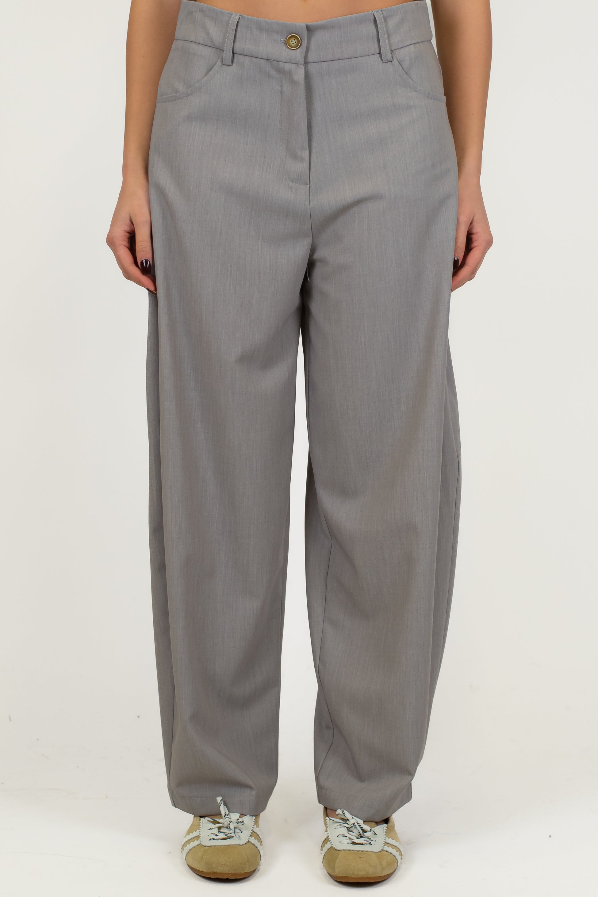 Tensione in - Pantalone ballon con tasconi posteriori