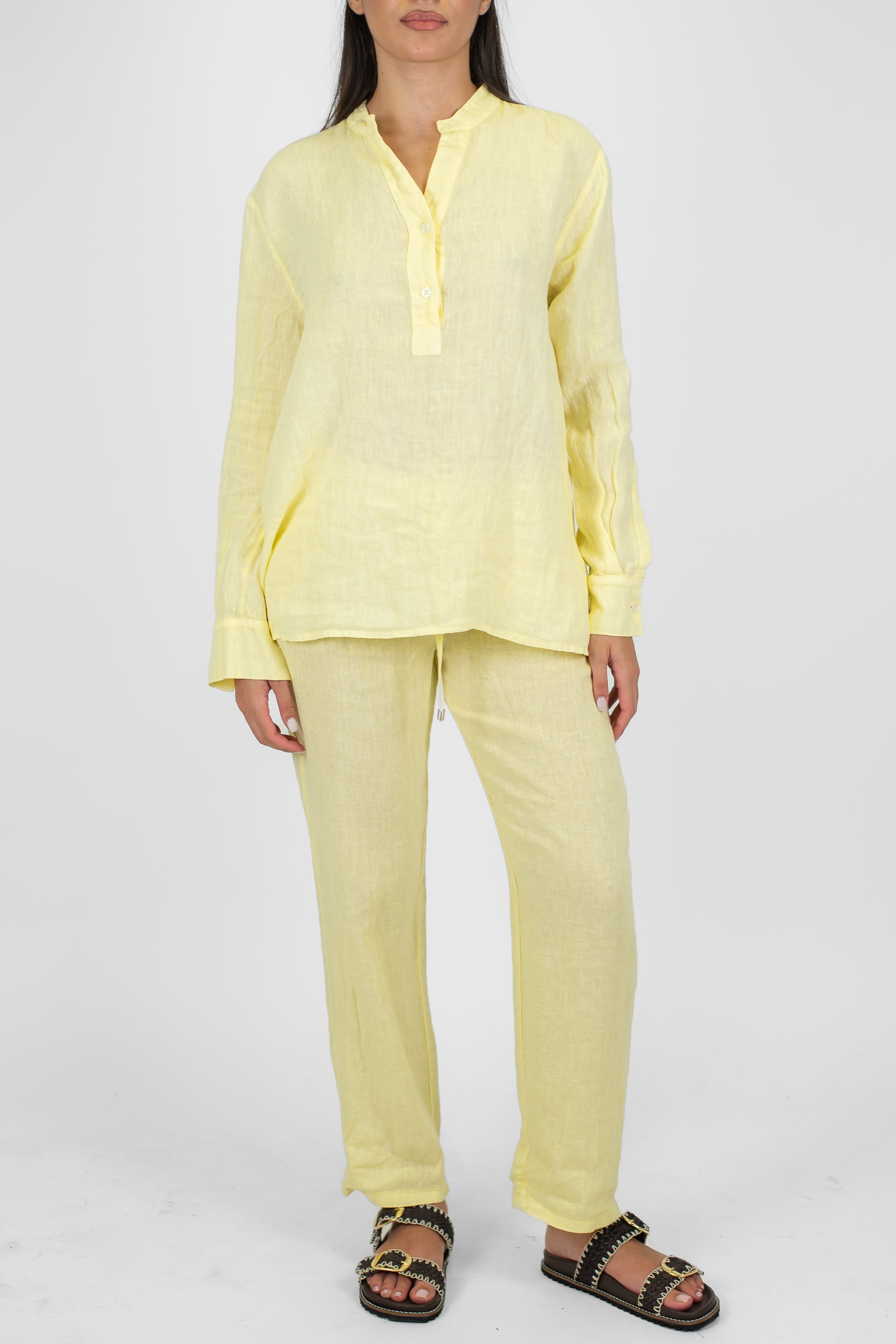 Tensione in - Pantalaccio in puro lino