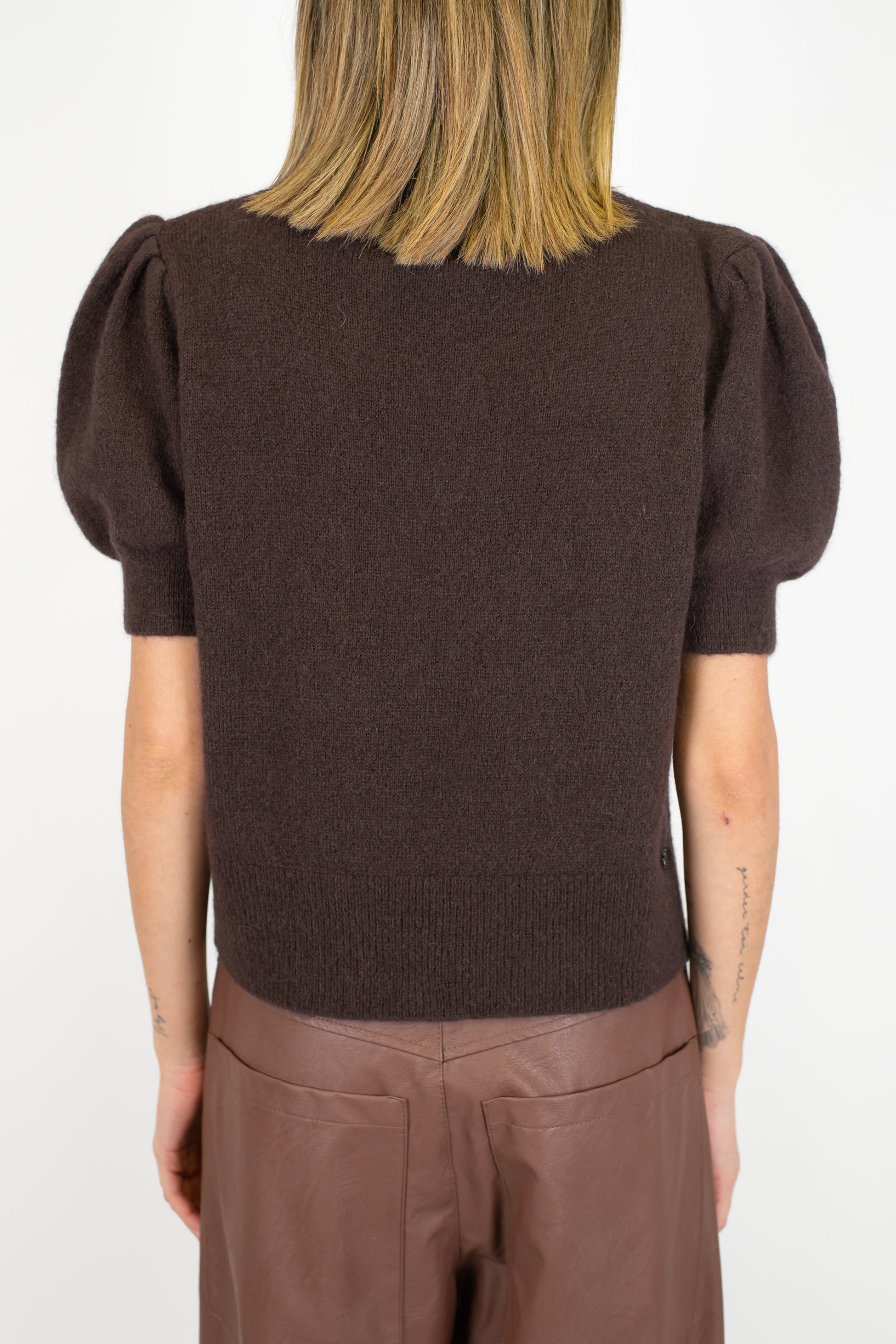 Dixie - Dolcevita mezzamanica a palloncino in baby alpaca