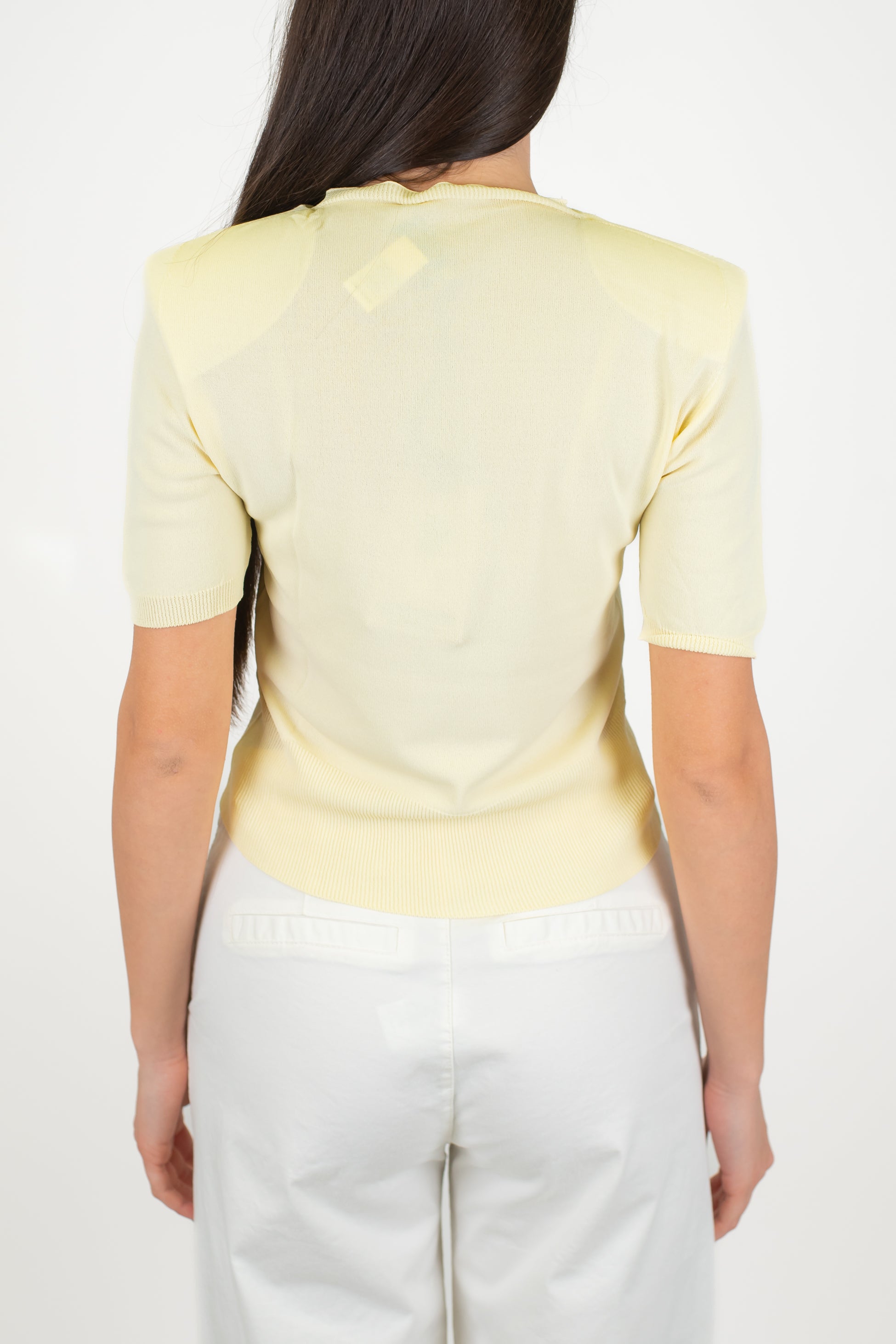 Maryley - Maglia mezza manica in viscosa leggera con spalline