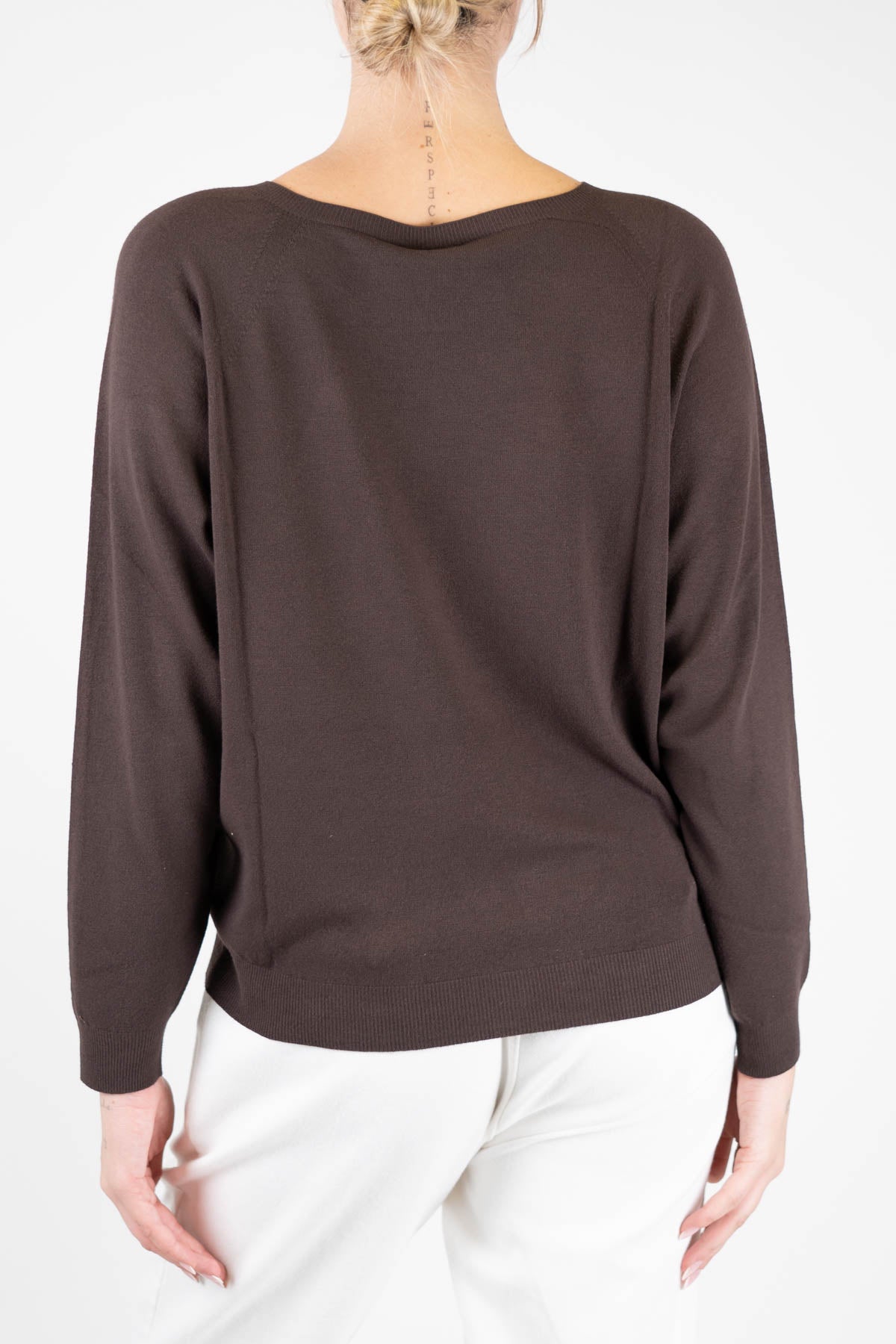 Kontatto - Maglia girocollo a scatola