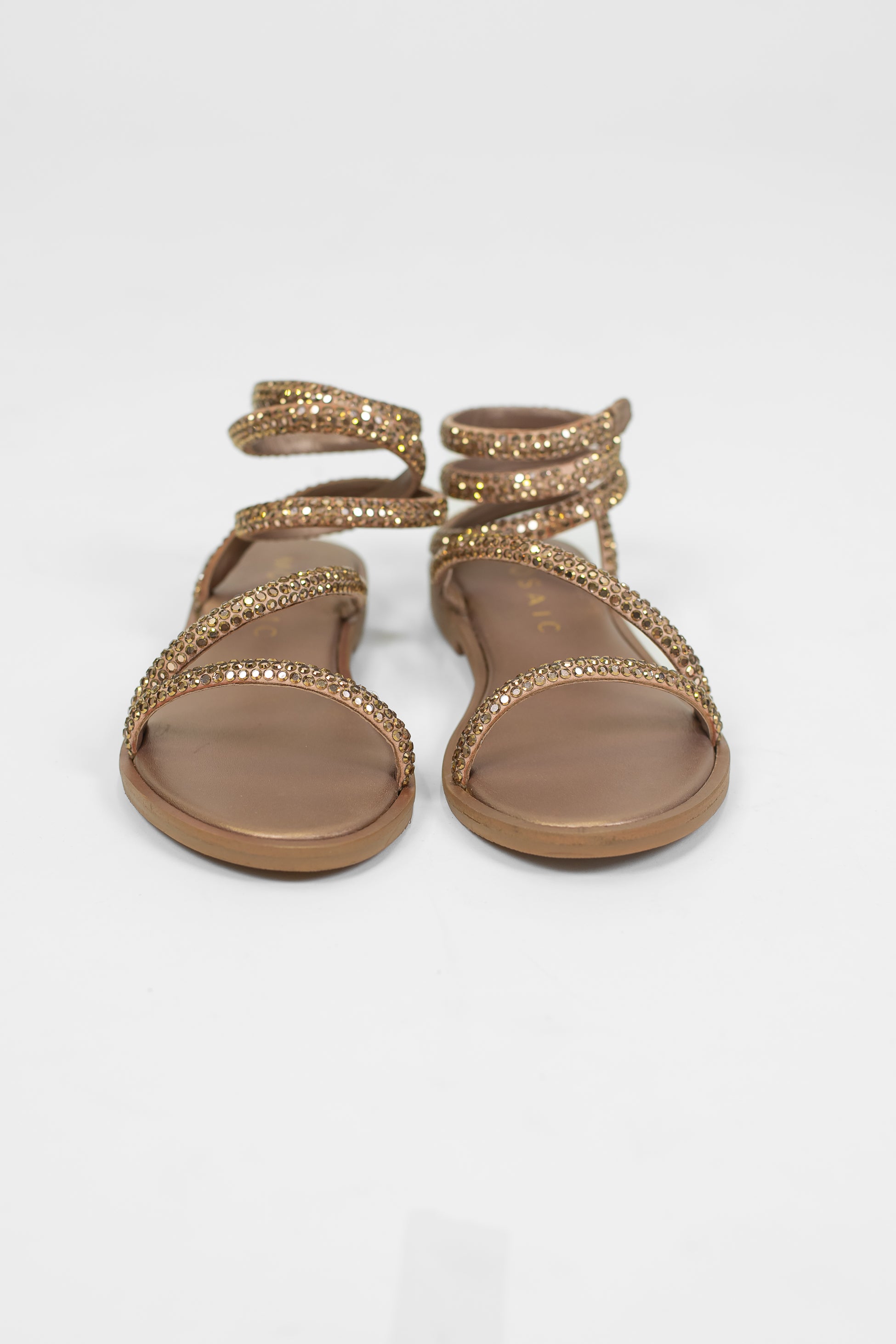 Mosaic - Sandalo schiava con strass