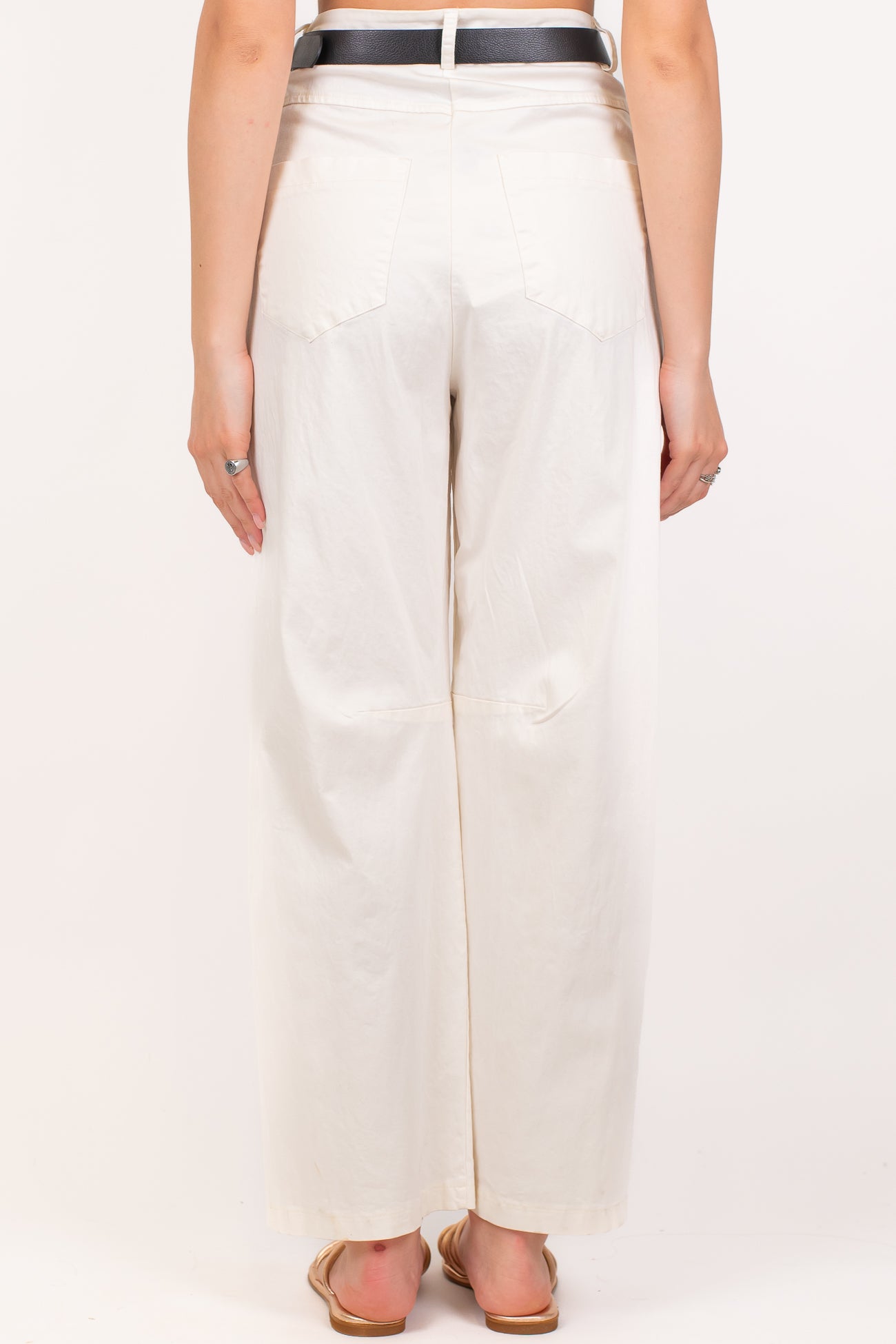 Haveone - Pantalone regular in cotone leggero