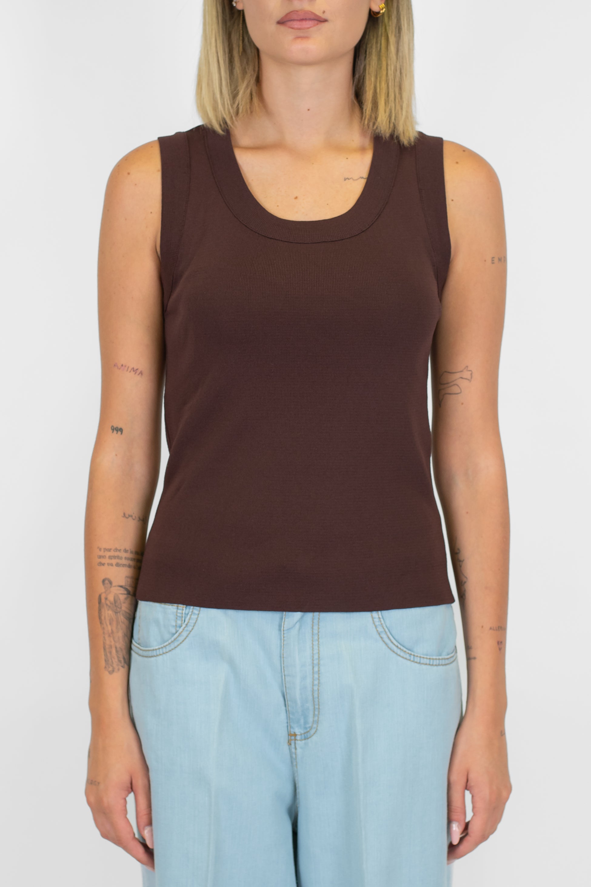 Tensione in - Canotta in maglia