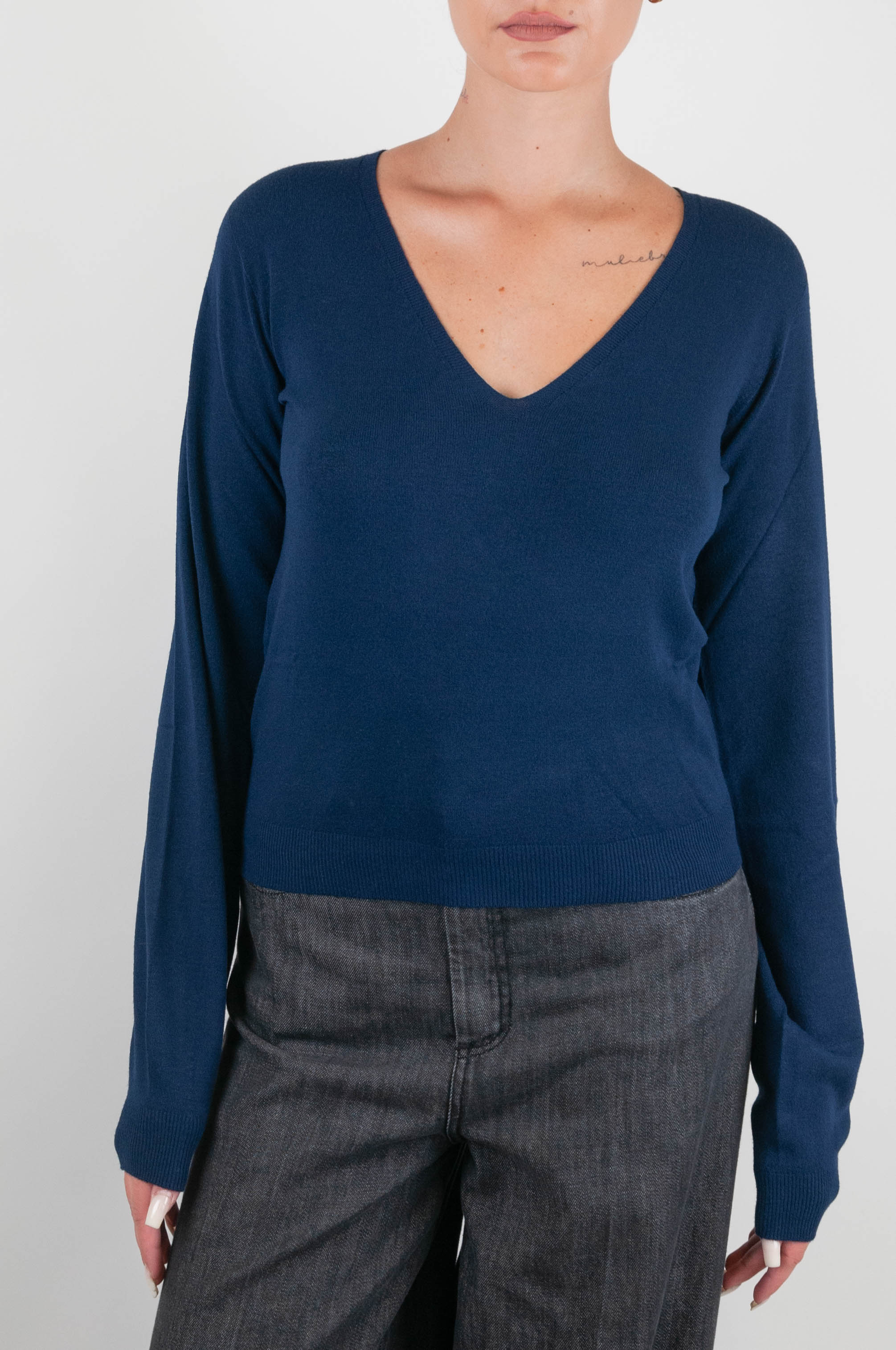 Konttto - Maglia con scollo a V