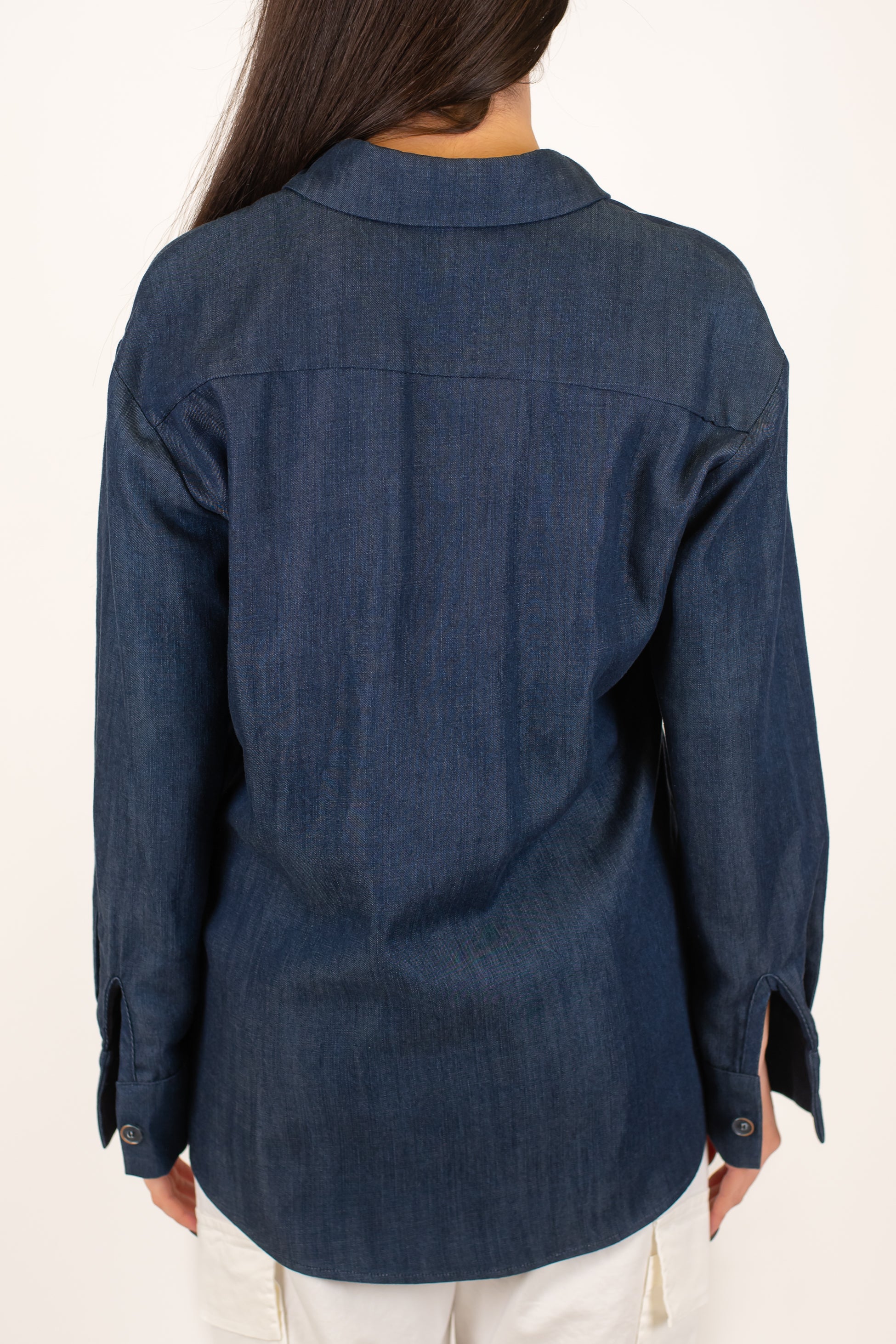 Tensione in - Camicia over in lyocell effetto denim