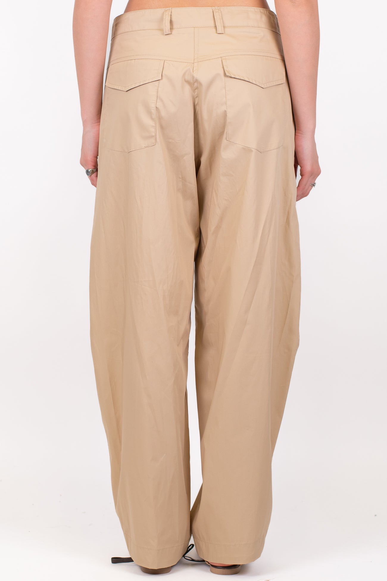 Motel - Pantalone balloon in cotone leggero