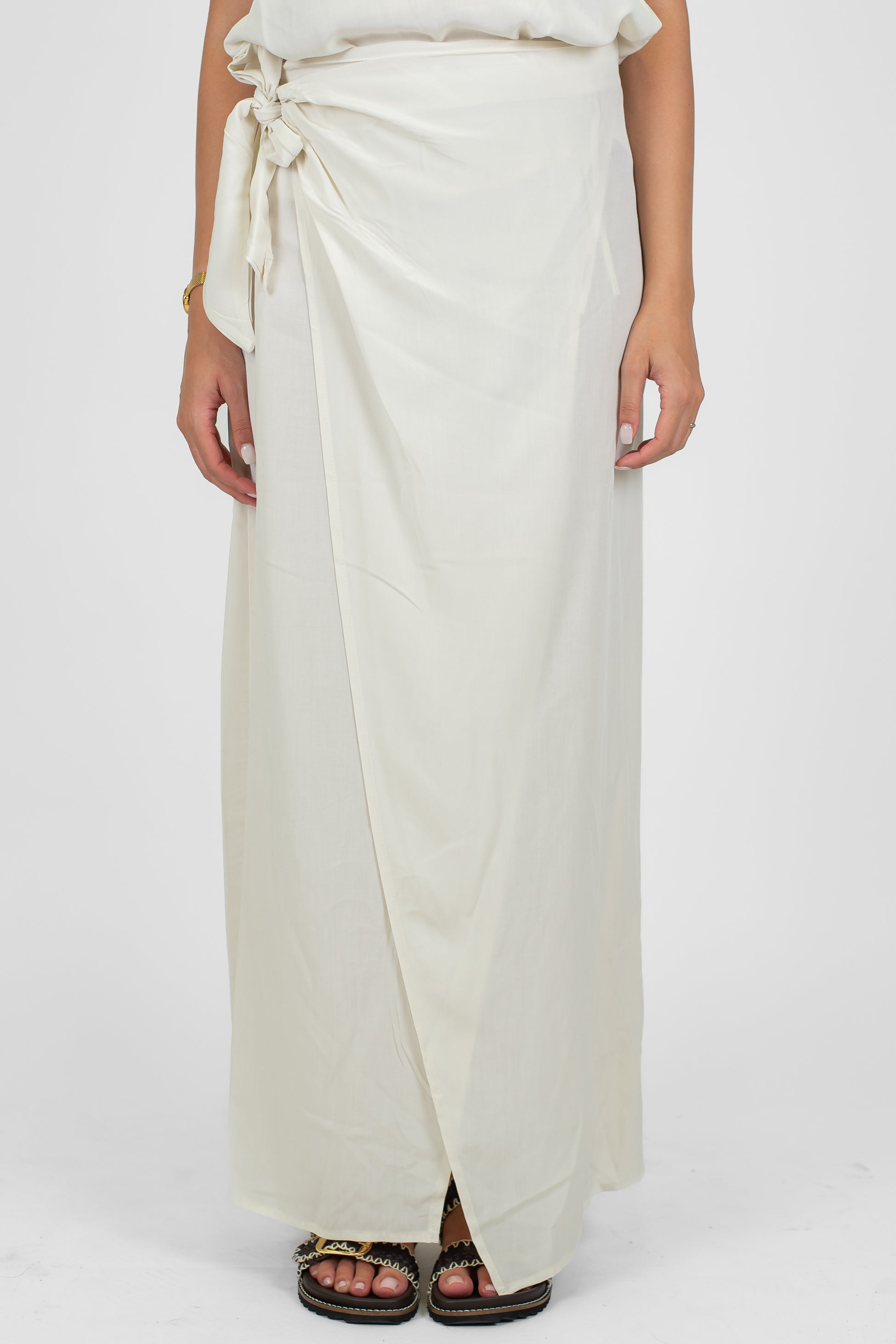 Havone - Gonna pareo chiusura a portafoglio