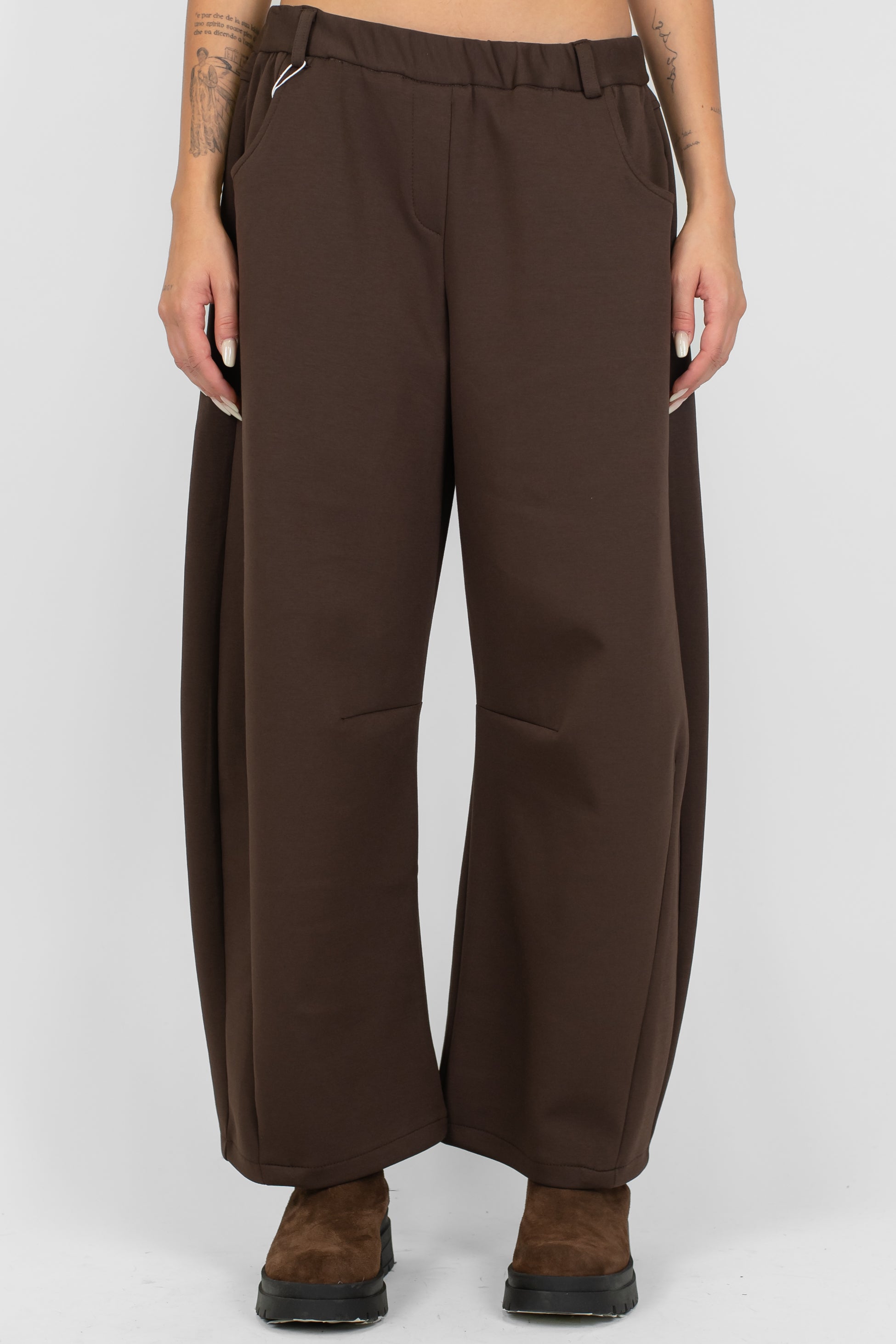 Motel - Pantalone balloon ampio con elastico in vita