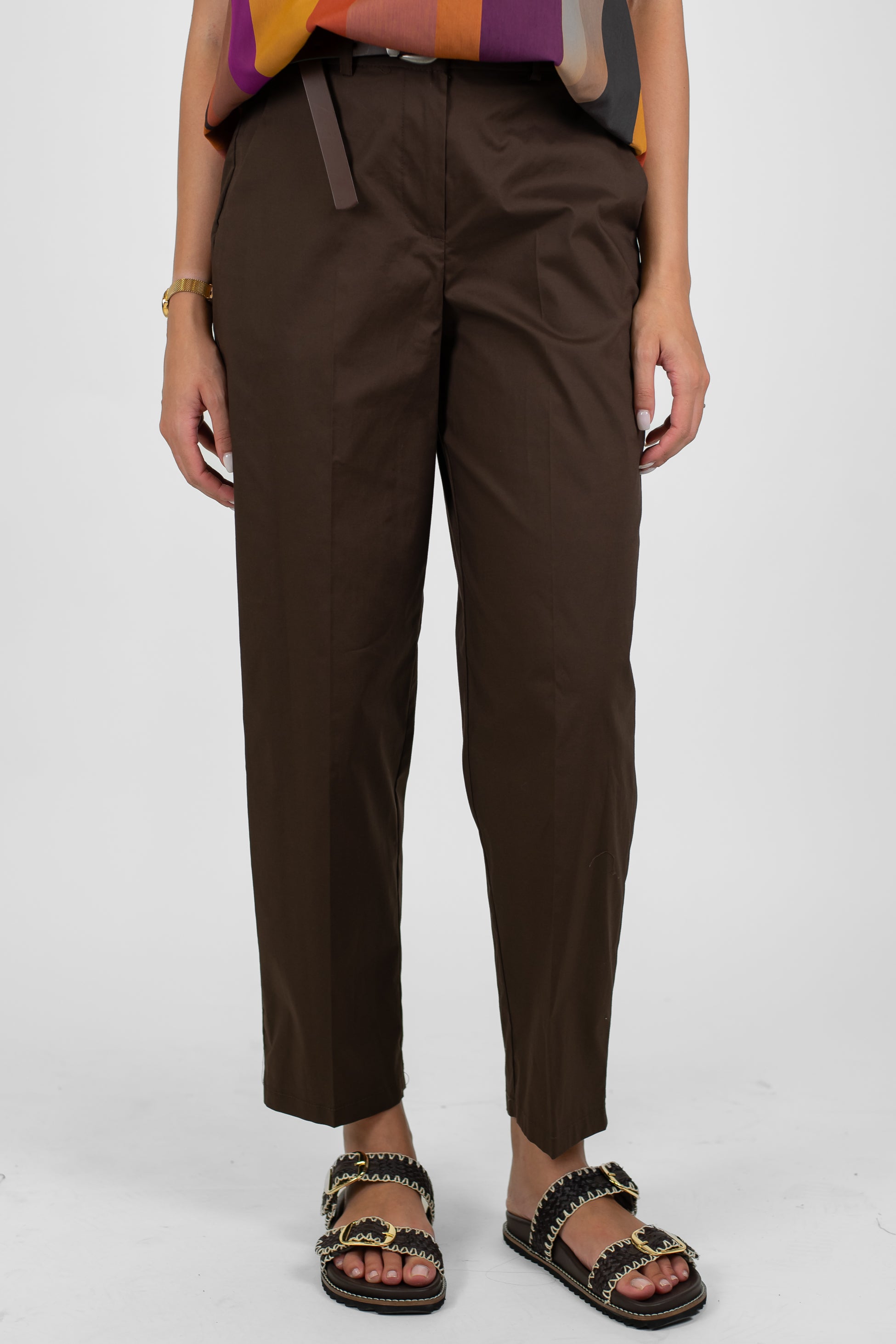 Tensione in - Pantalone regoular chino in tela paracadute