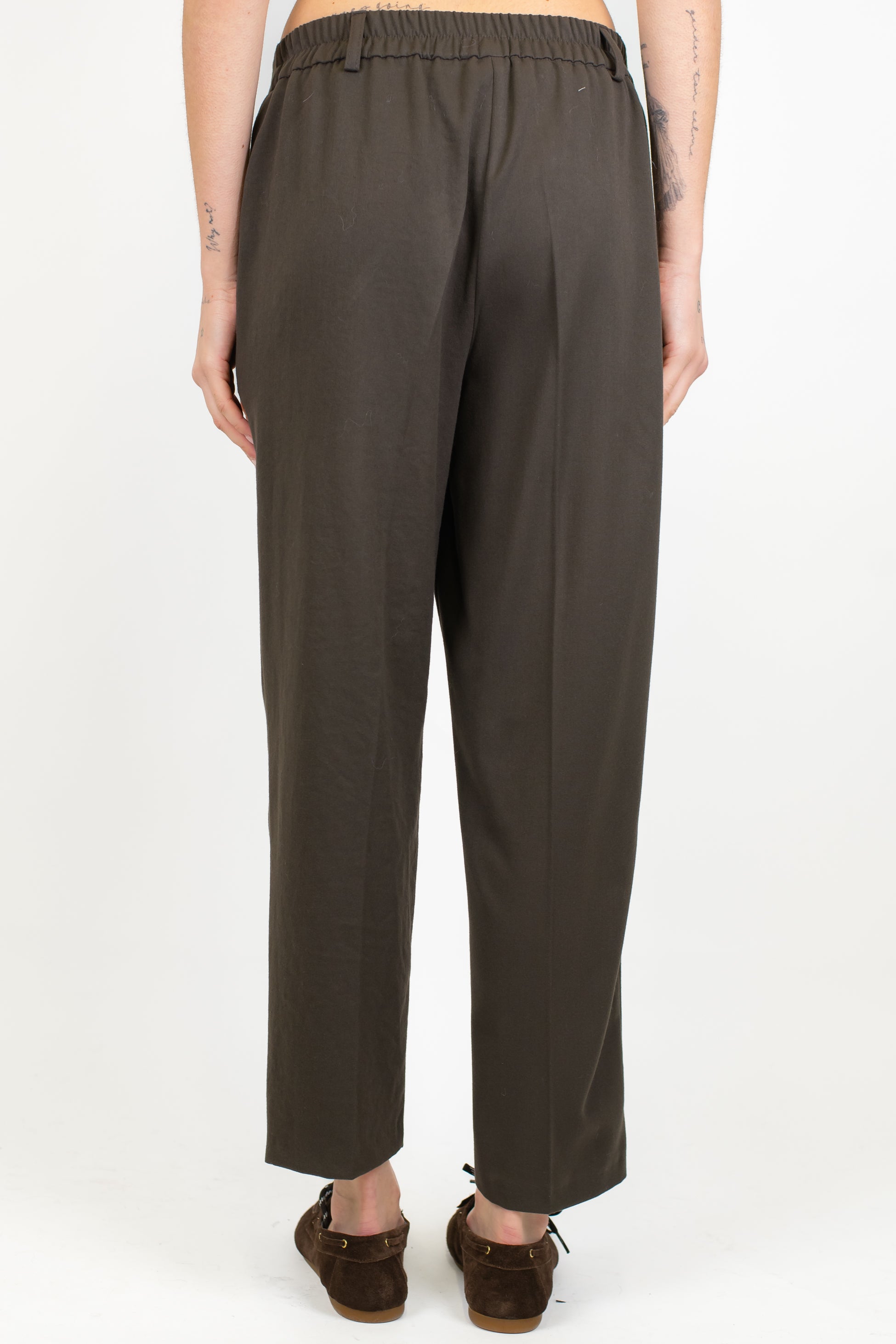 Tensione in - Pantalone in flanella slim