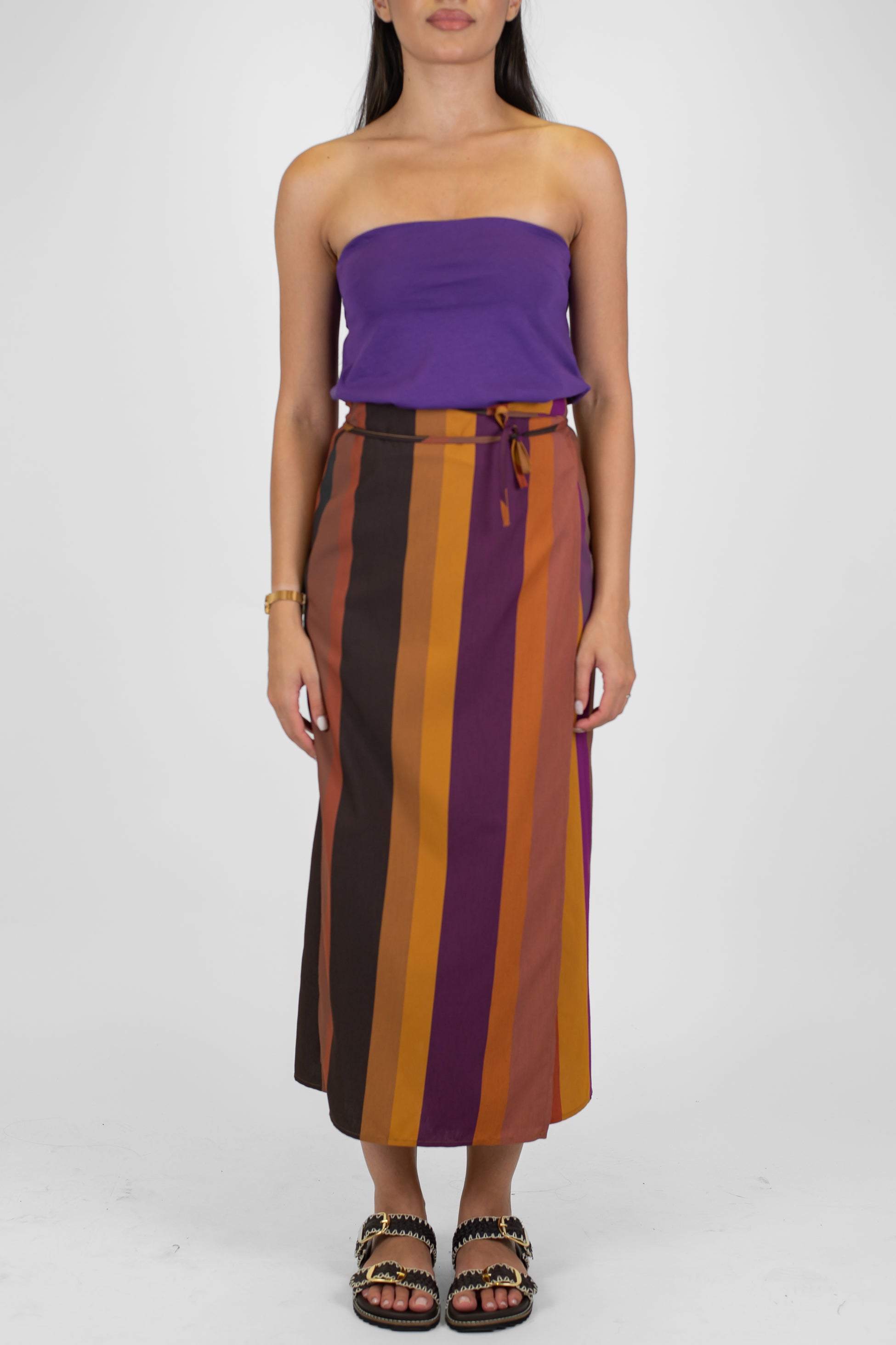 Tensione in - Gonna portafoglio multicolor