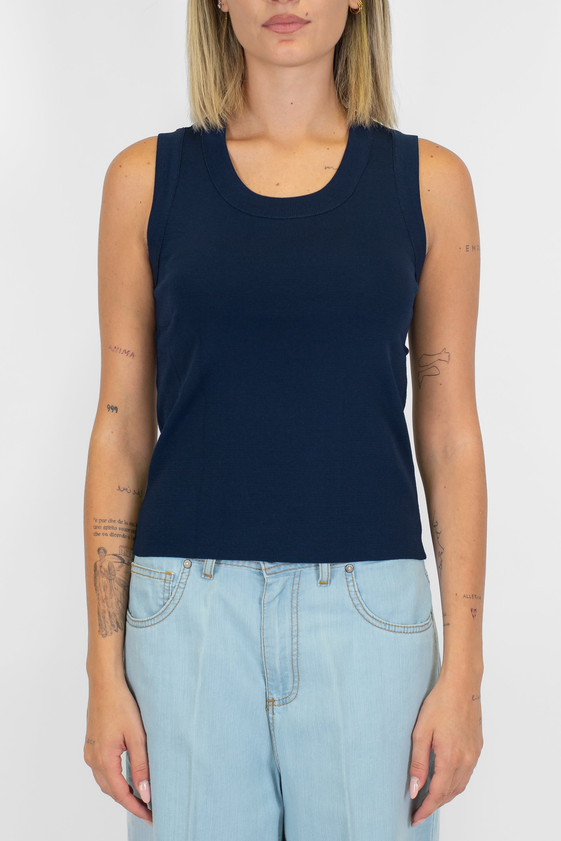 Tensione in - Canotta in maglia