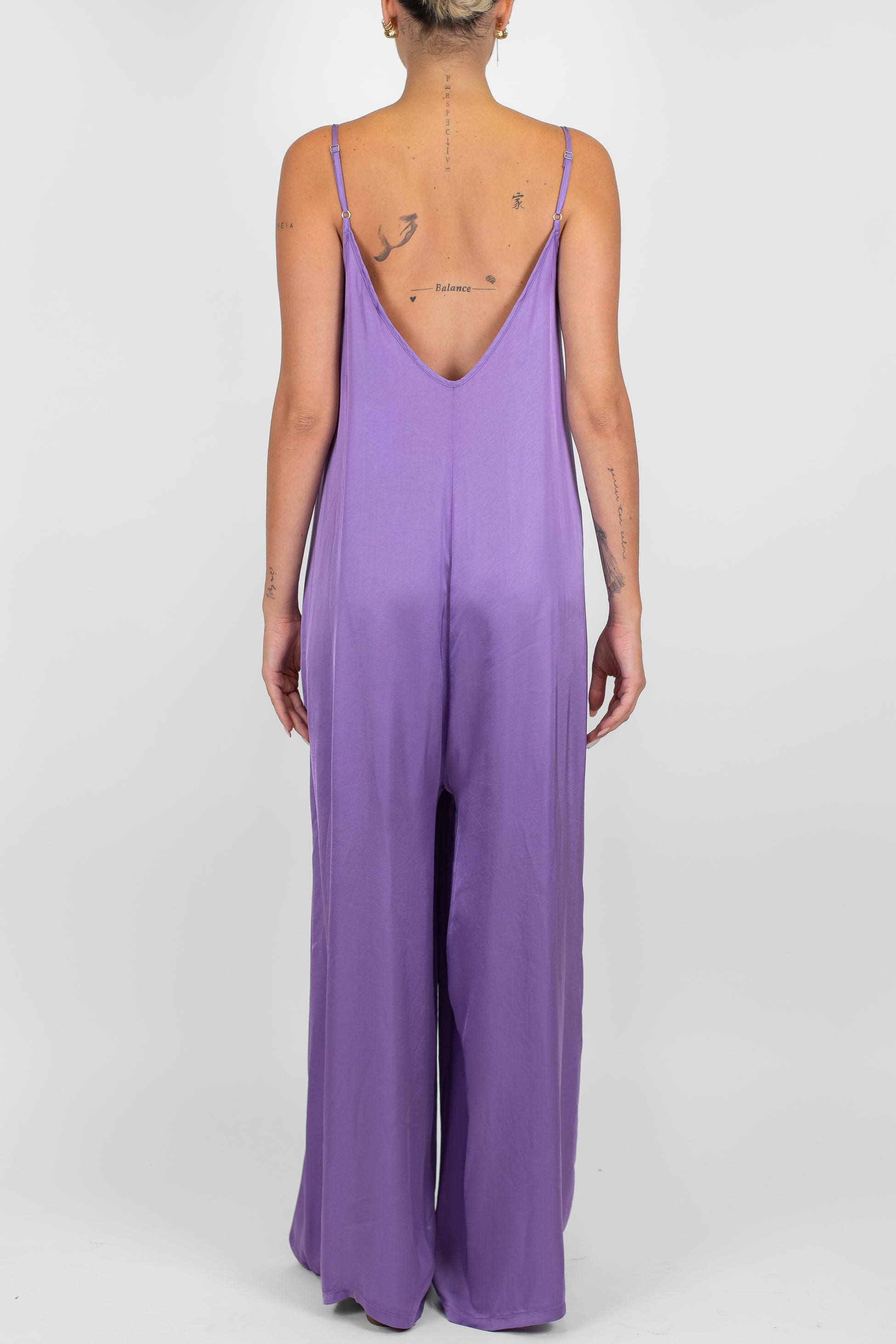 Motel - Tuta in viscosa leggera con bretella sottile