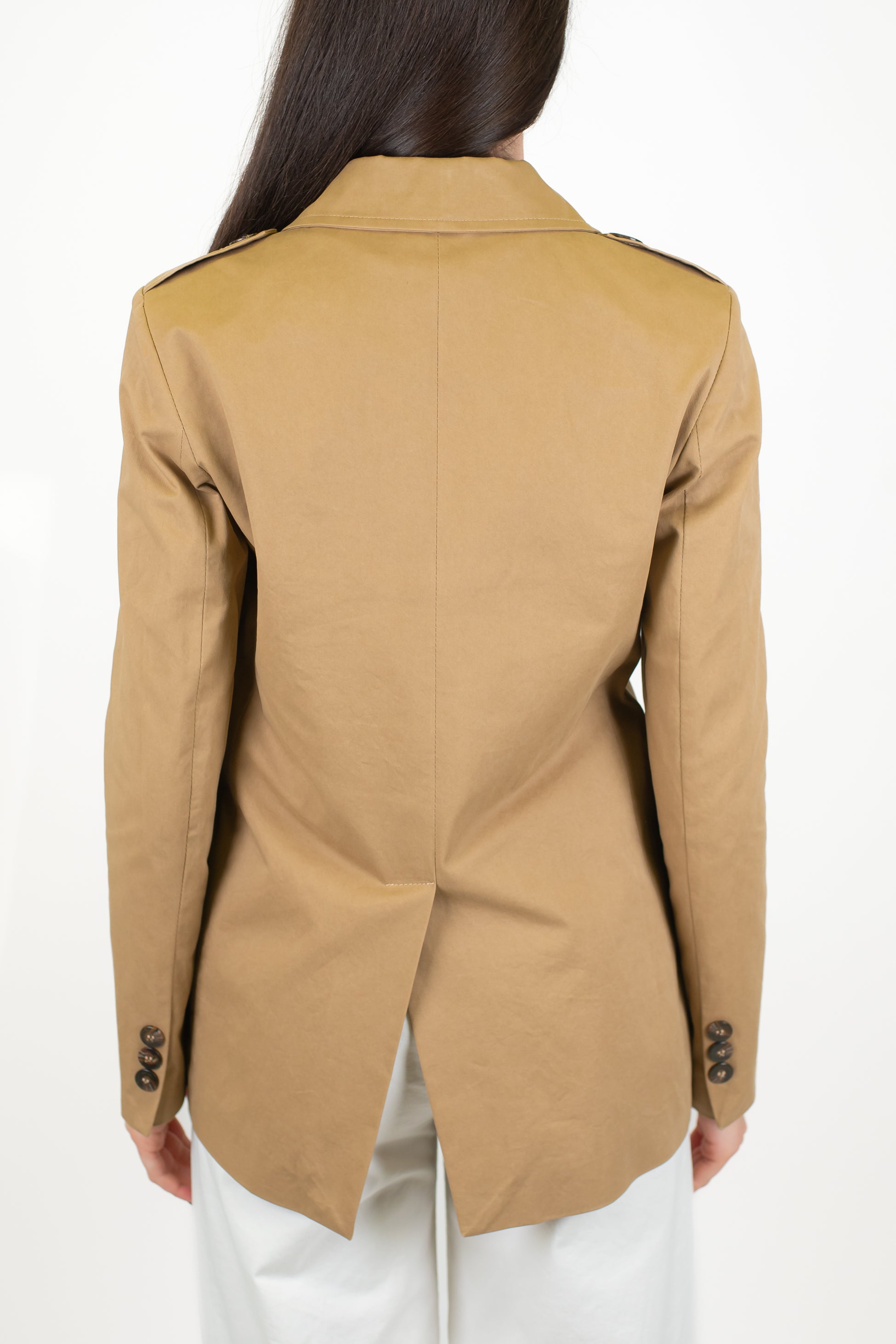 Maryley - Trench doppiopetto con tasconi laterali