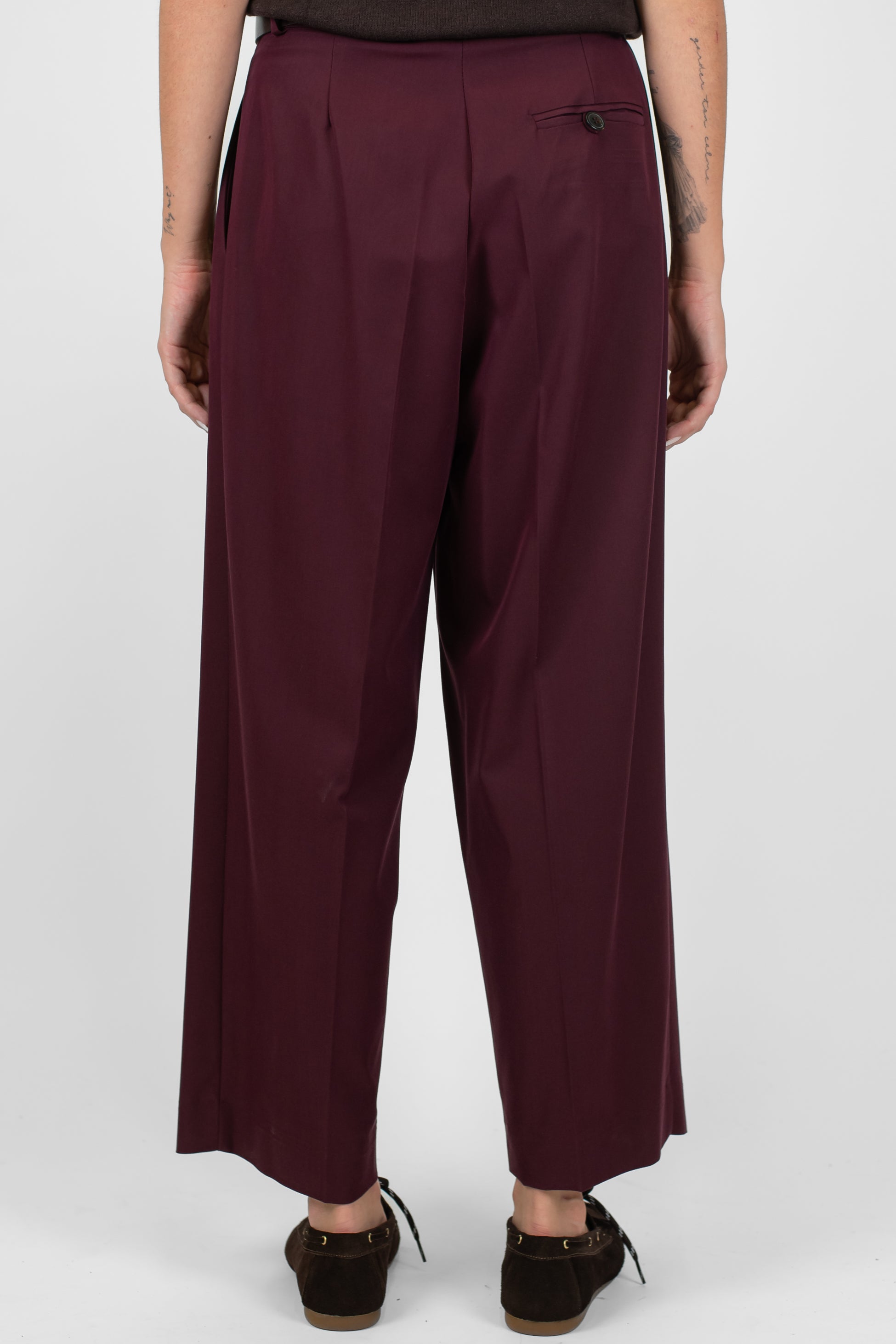 Maryley - Pantalone regular con pinces