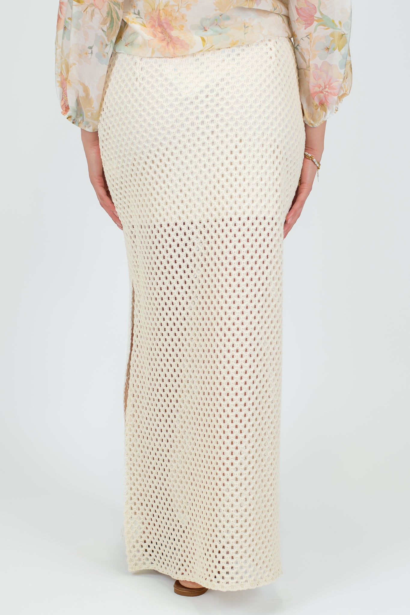 Haveone - Gonna lunga rete con elastico in vita