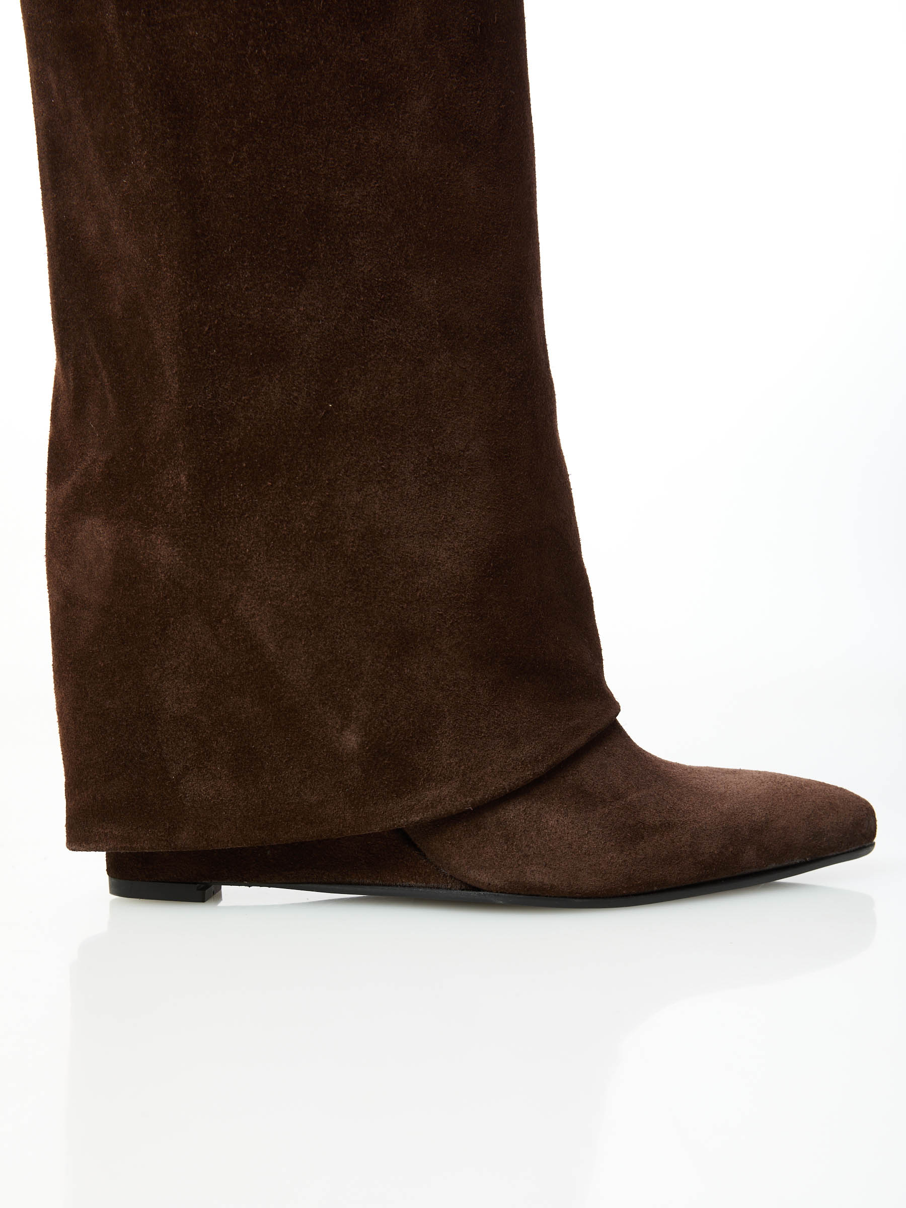 Ovyè - Stivale In Camoscio Con Zeppa interna