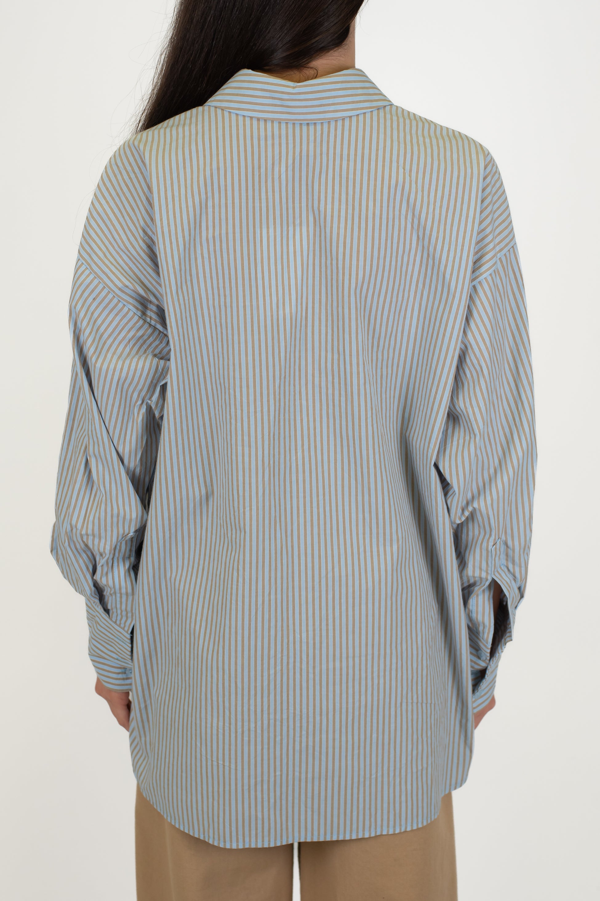 Motel - Camicia over fantasia a righe