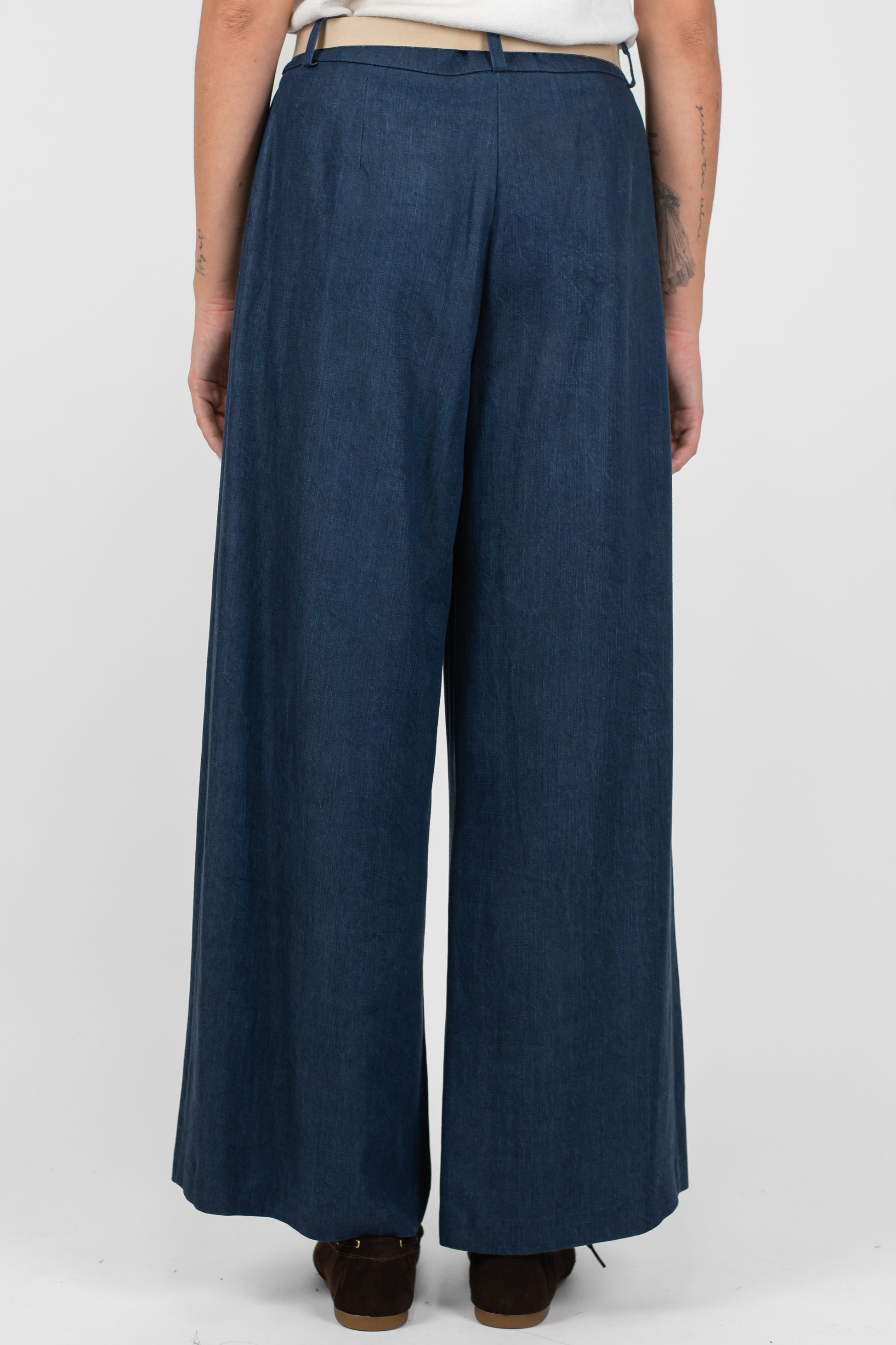 Maryley - Pantalone regular a gamba ampia