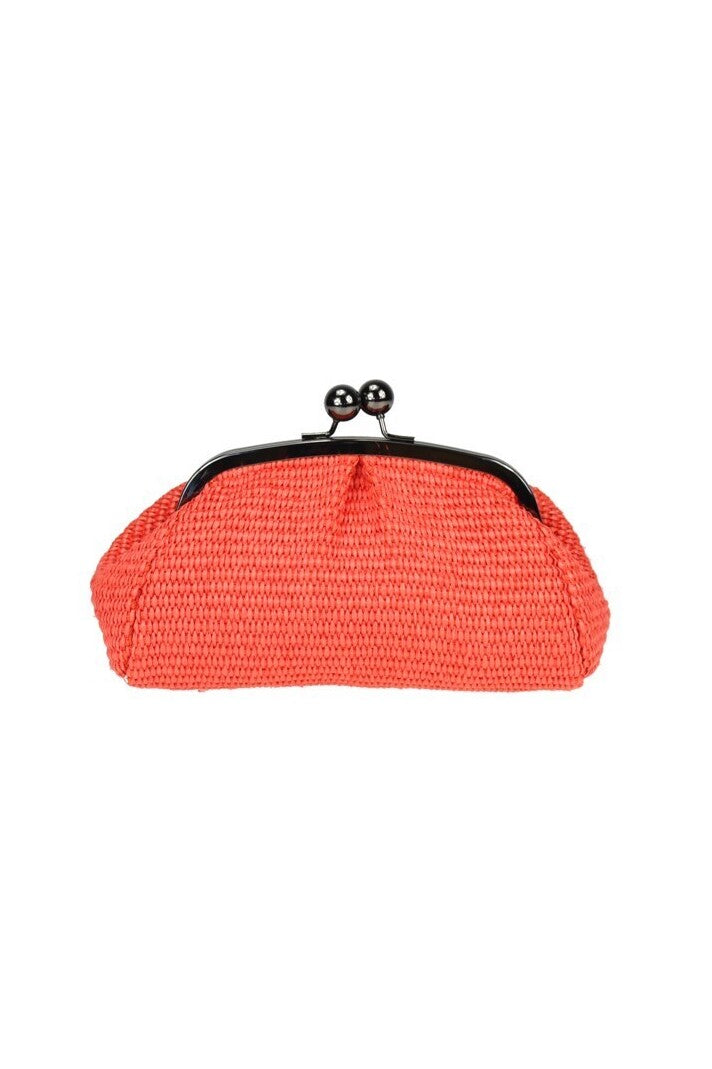 Clutch piccola in rafia