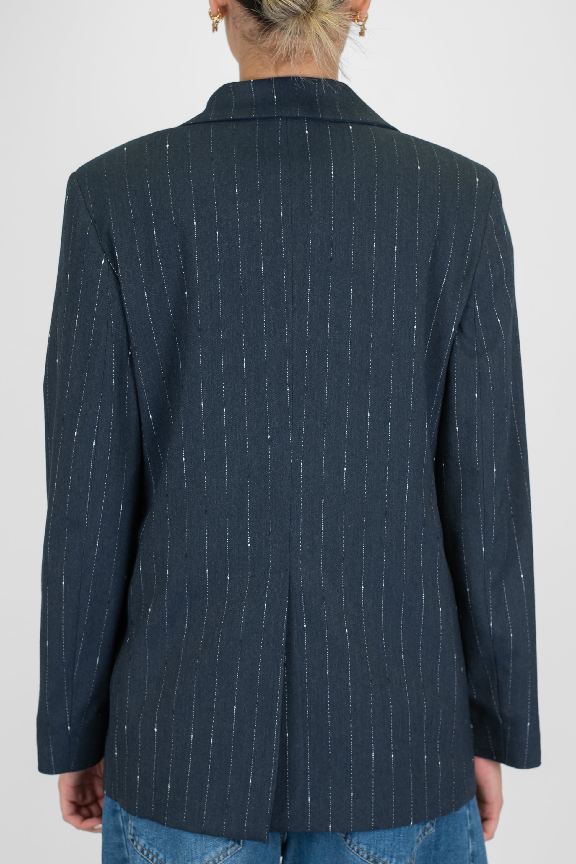 Maryley - Giacca doppiopetto gessata