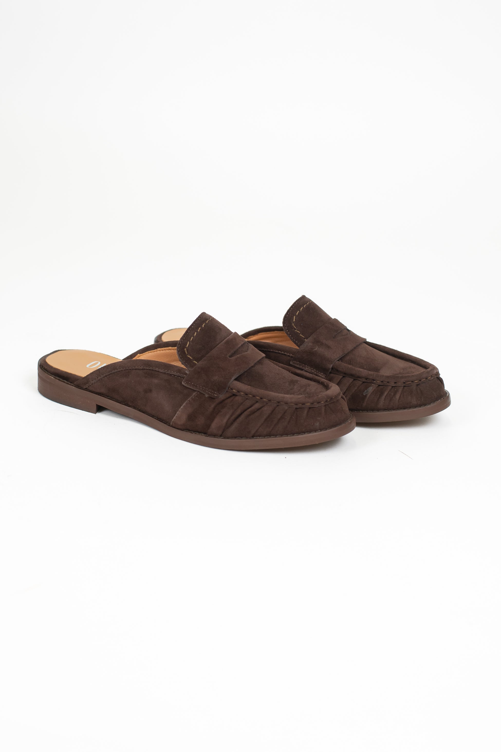 Ovyé - Sabot in camoscio con arricciatura
