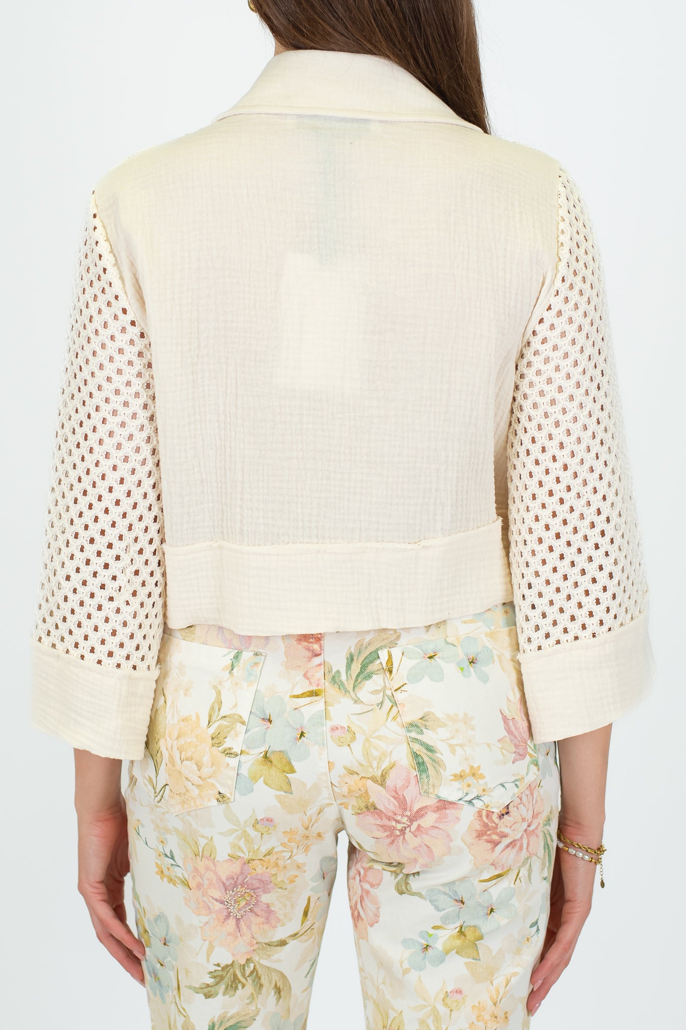 Haveone - Camicia rete con lacci