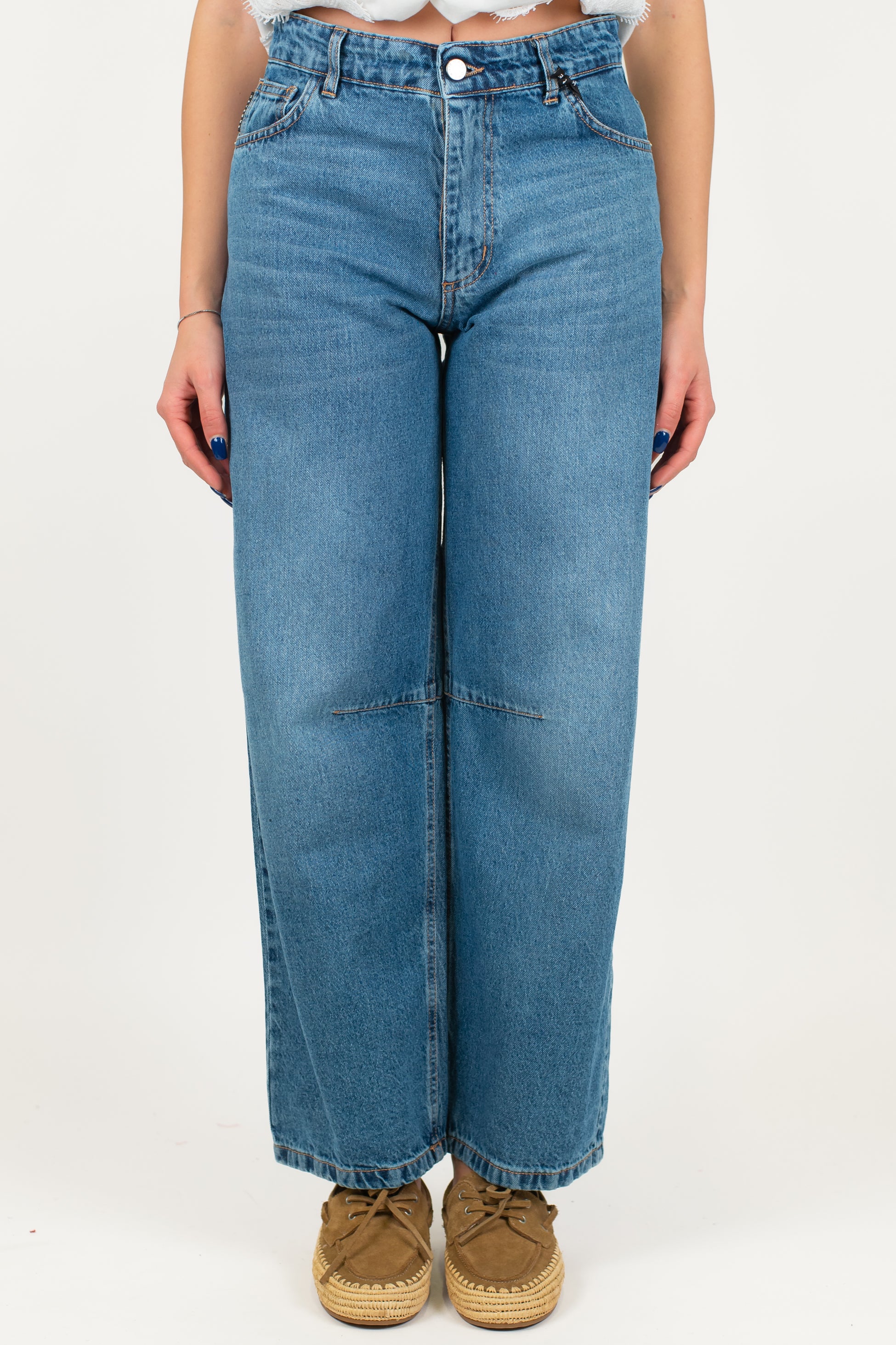 Haveone - Jeans regular lavaggio intermedio modello Judo