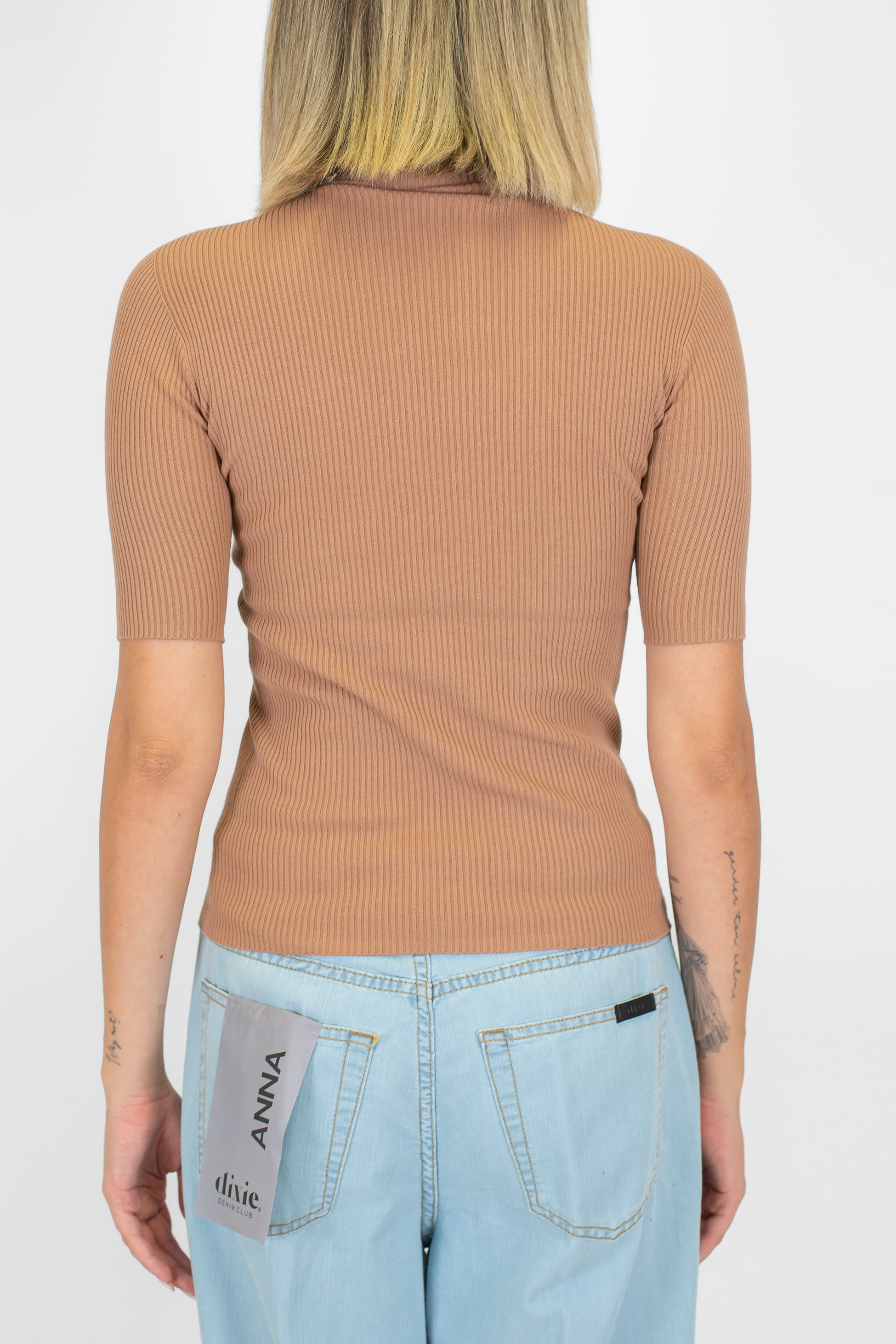 Kontatto - Lupetto mezzamanica a coste