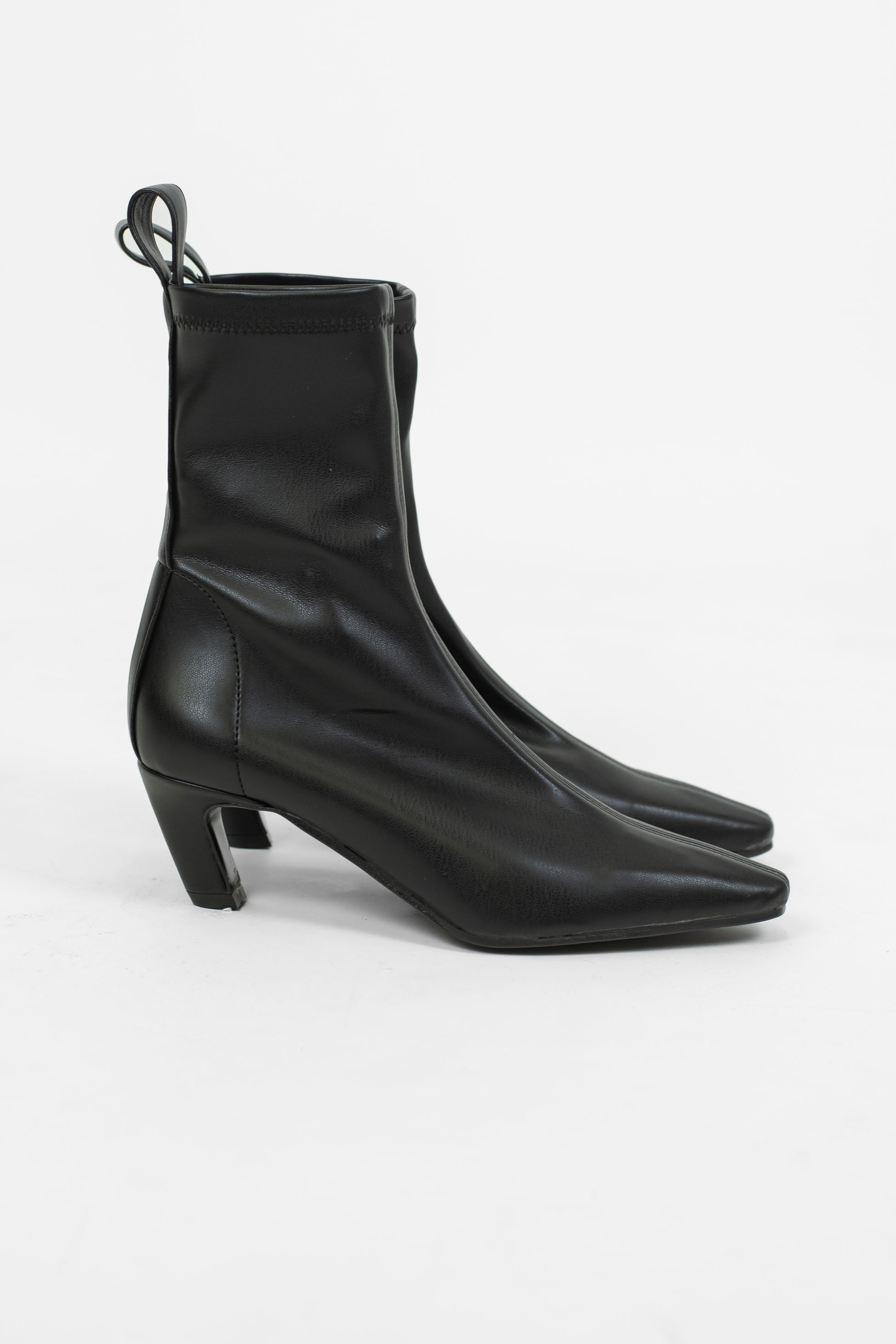 Ovyè - Tronchetto stretch in pelle