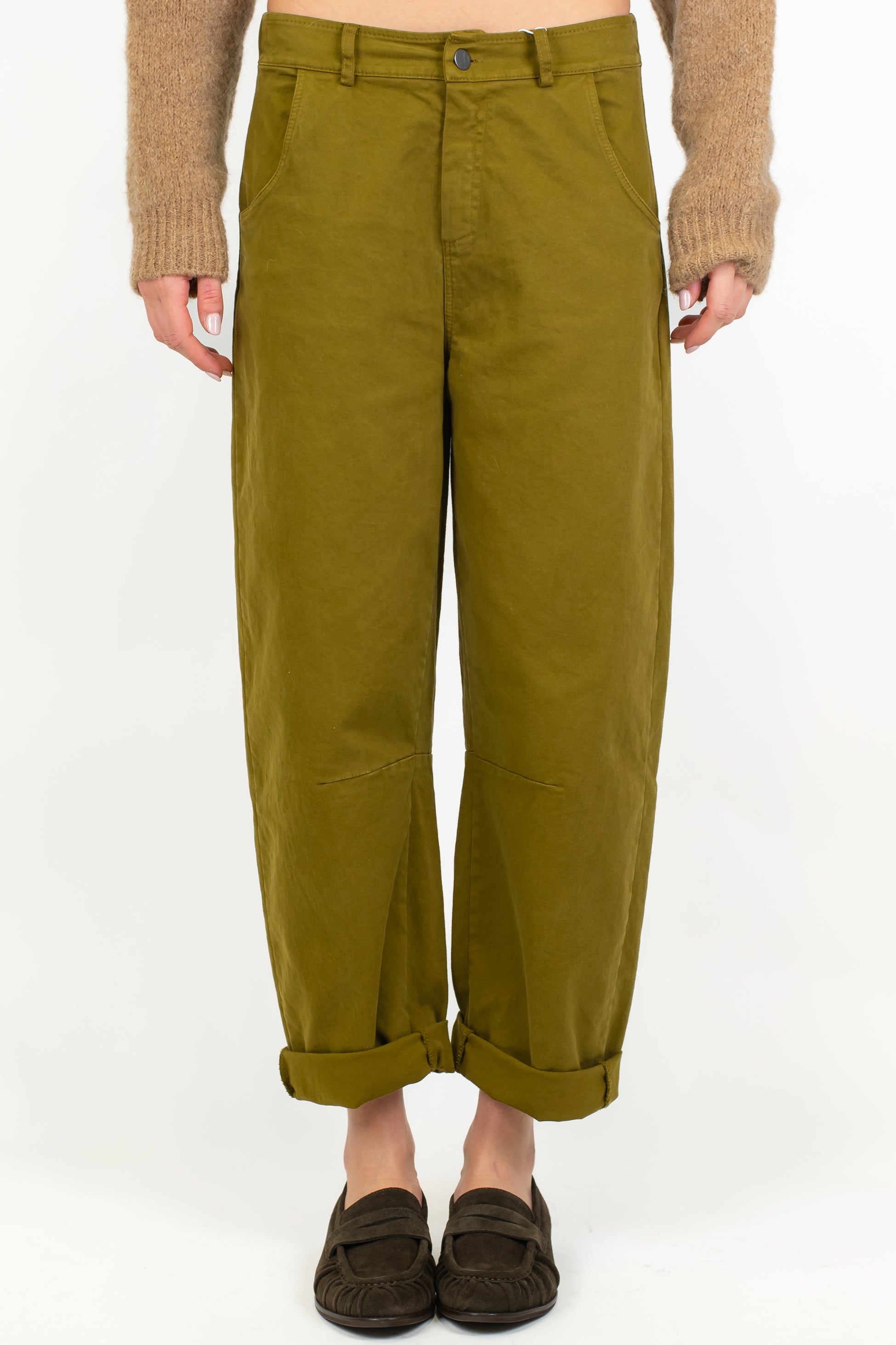 Motel - Pantalone balloon in cotone invernale