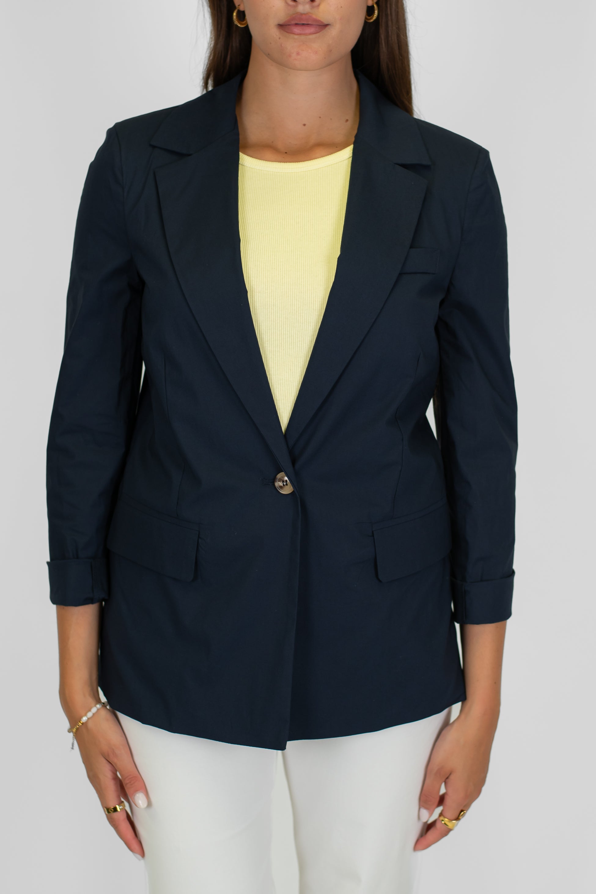 Tensione in - Giacca monopetto in cotone leggero