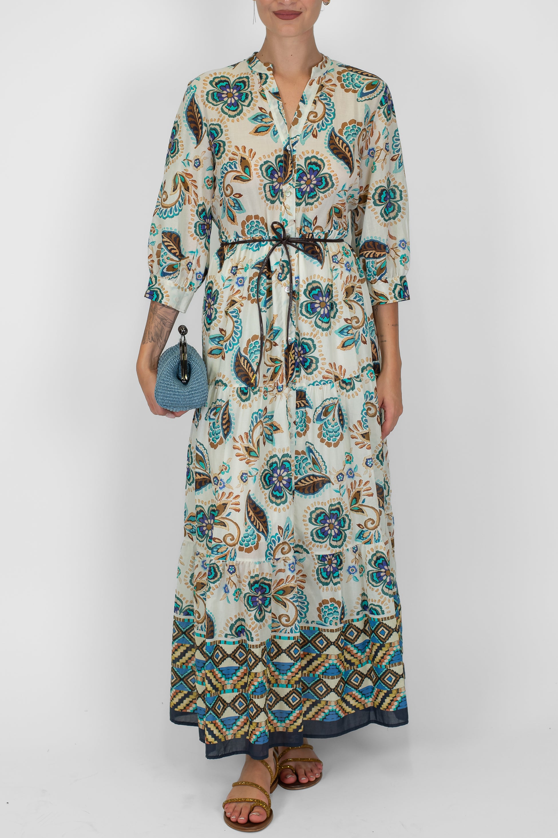 Motel - Chemisier fantasia in mussola di cotone