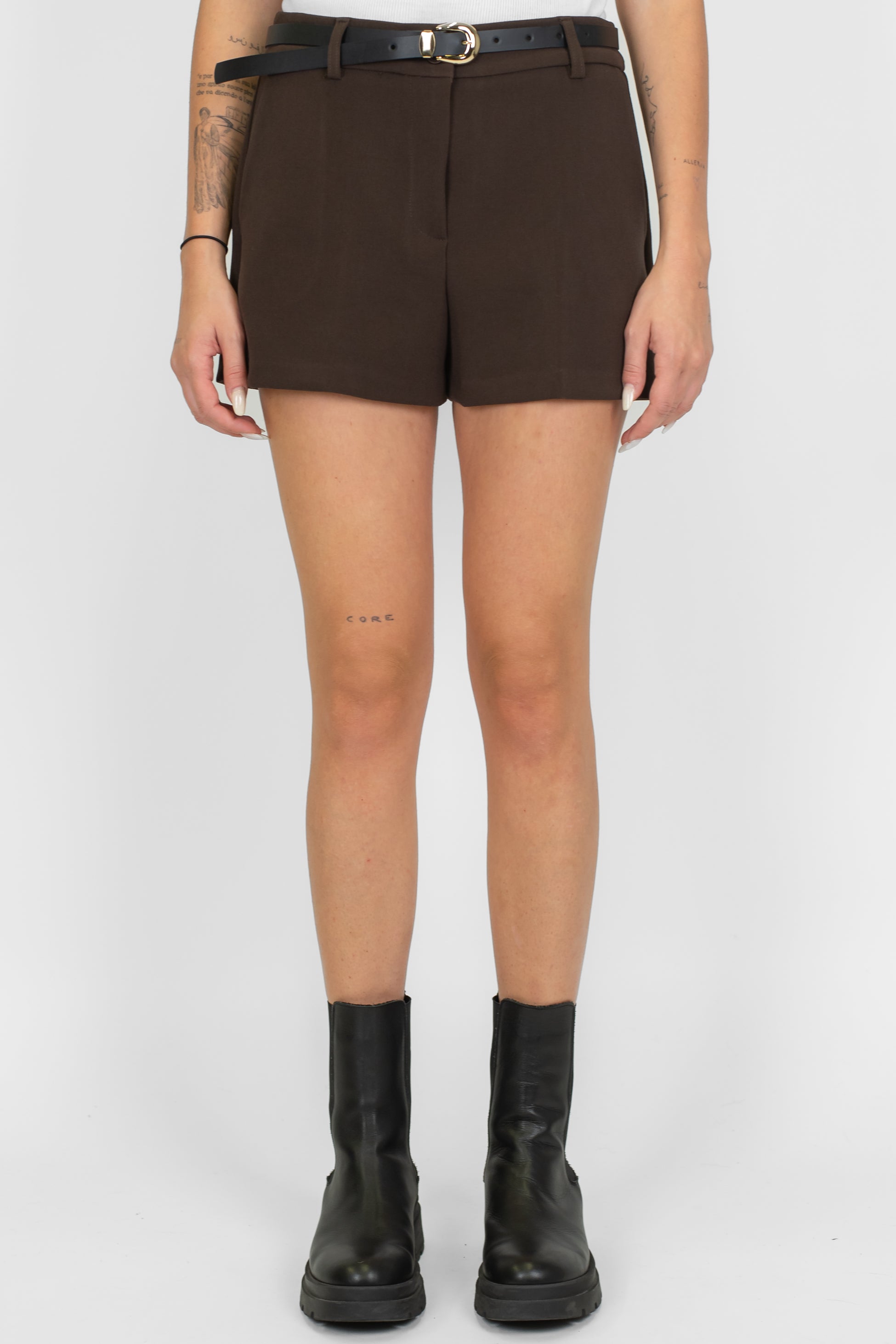 Tensione in - Shorts tinta unita