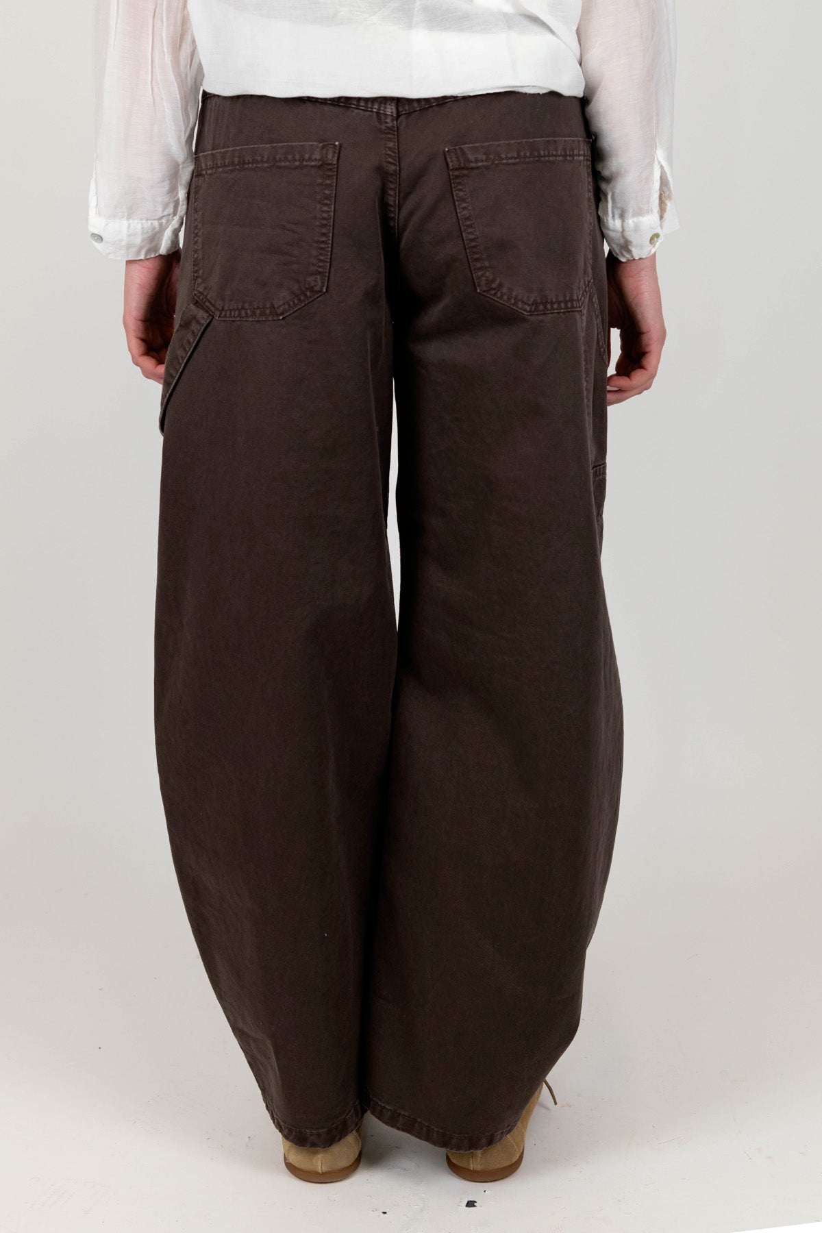 Tensione in - Pantalone worker in denim colorato