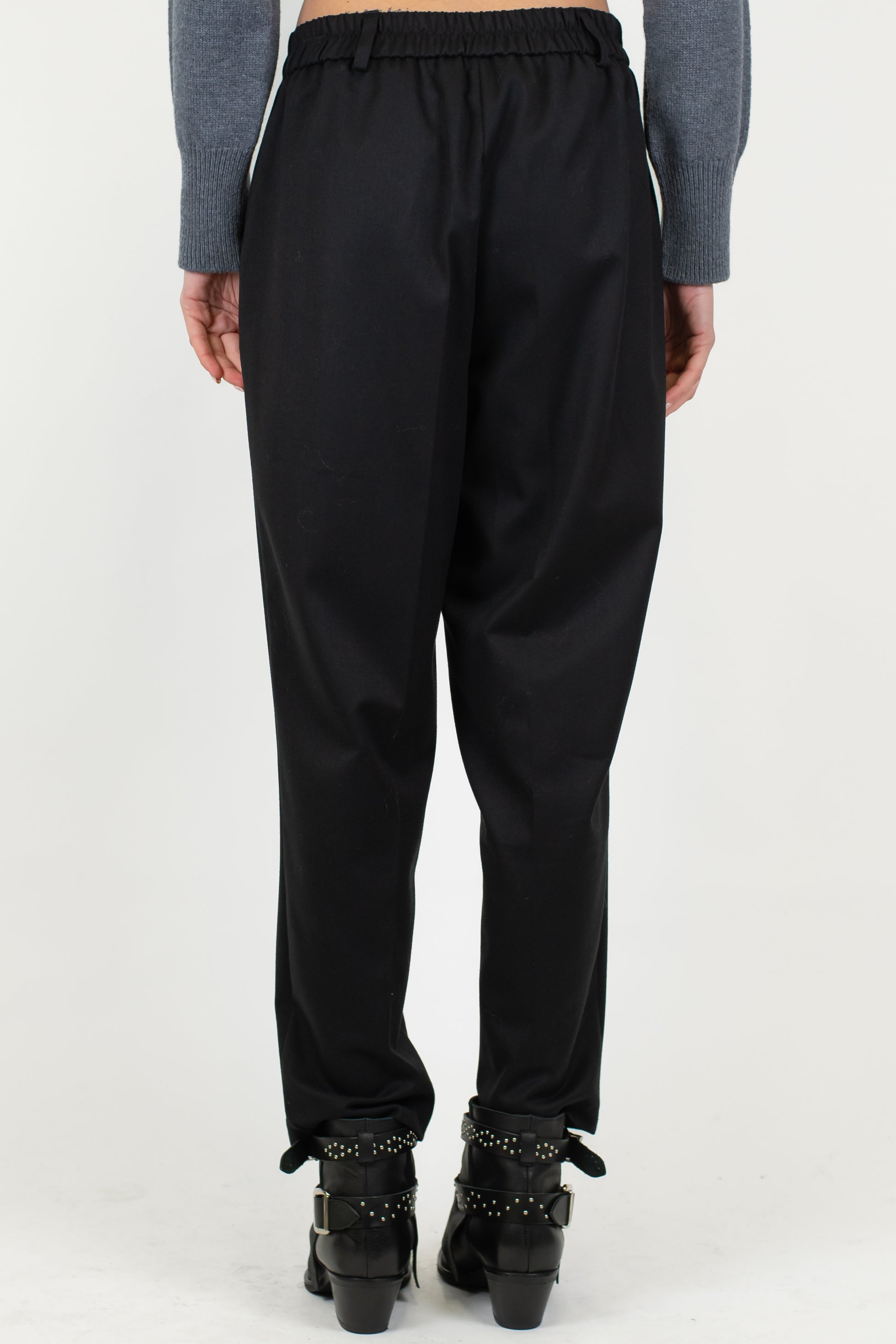 Tensione in - Pantalone in flanella slim