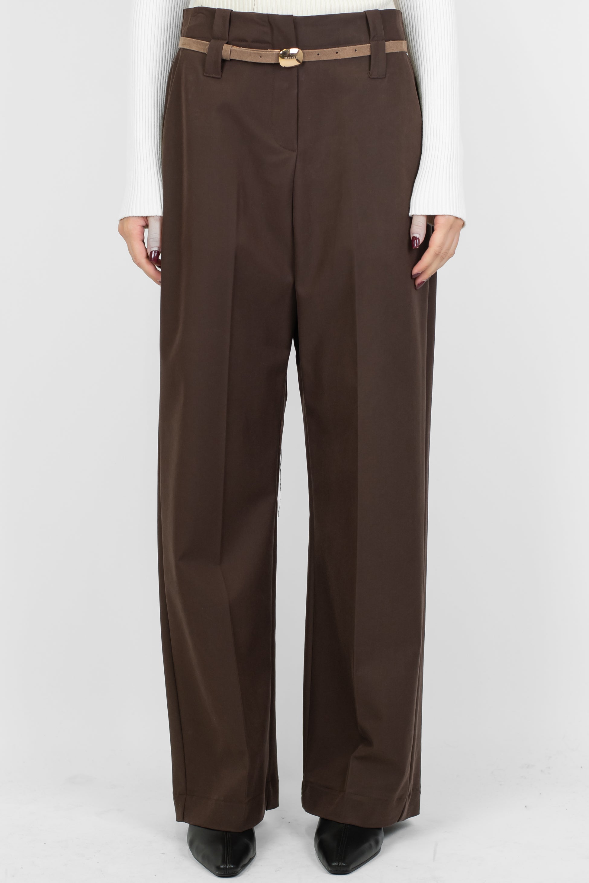 Maryley - Pantalone palazzo a vita alta