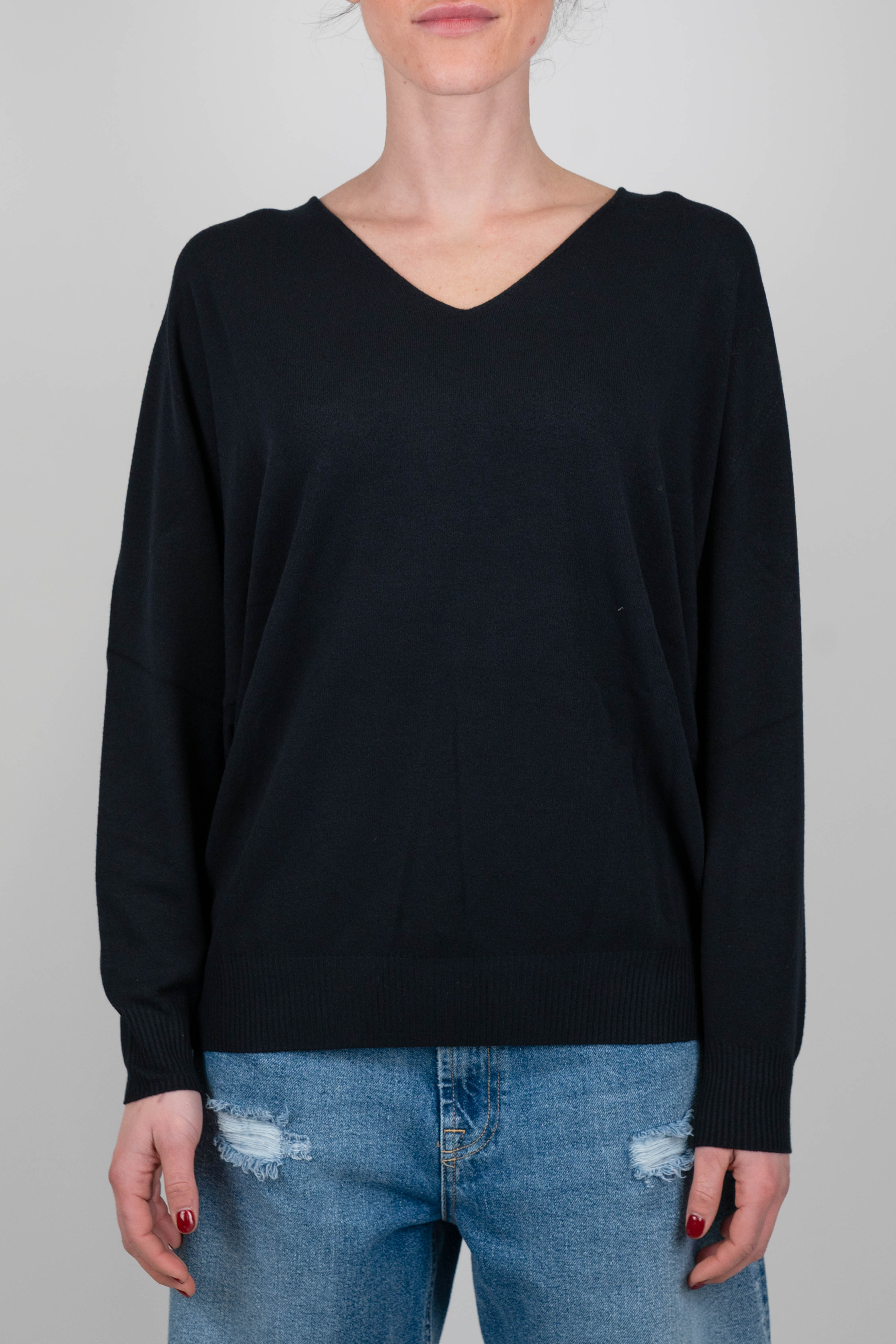 Kontatto - Maglia over con scollo a V