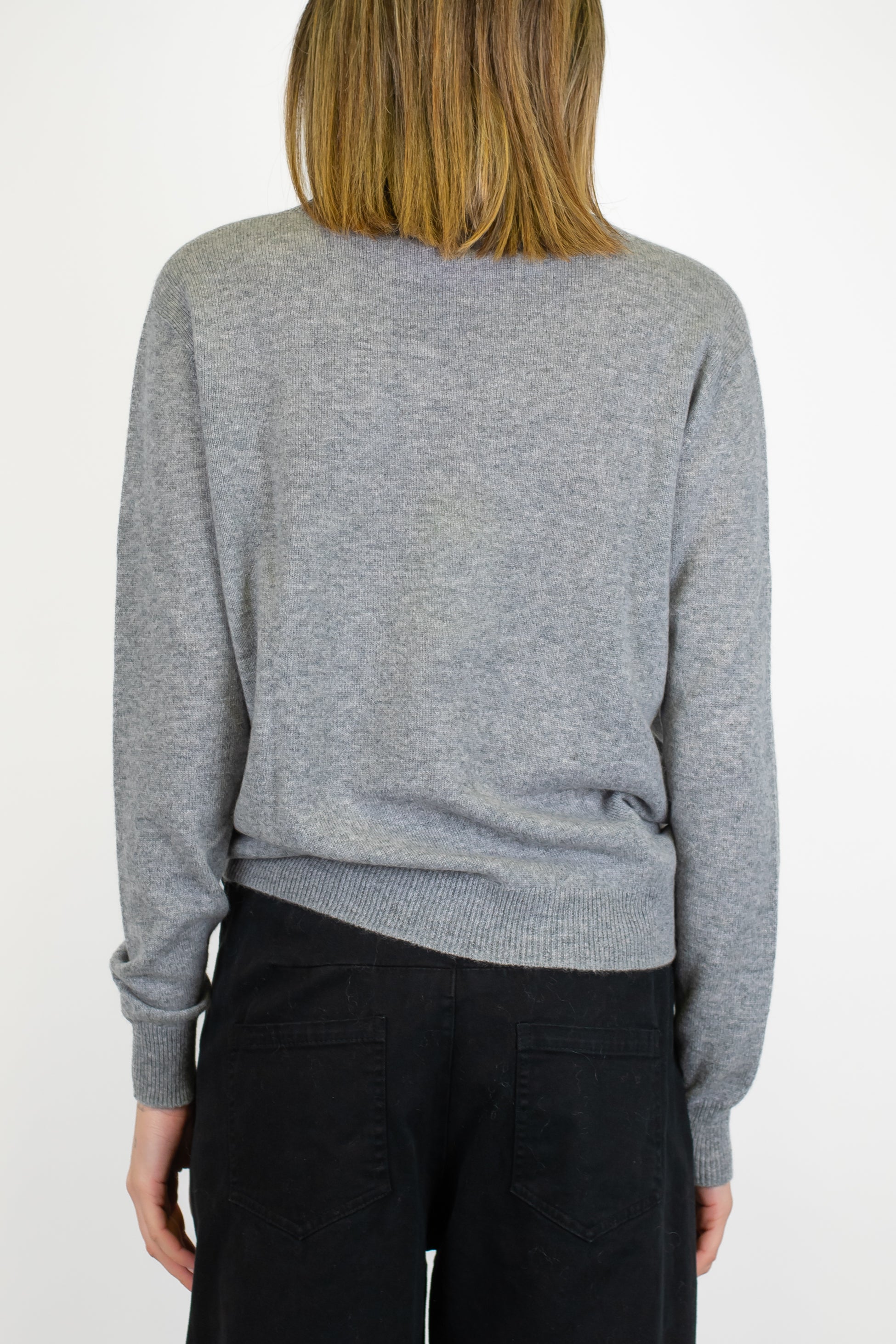 Tensione in - Maglia giroccolo in puro cashmere