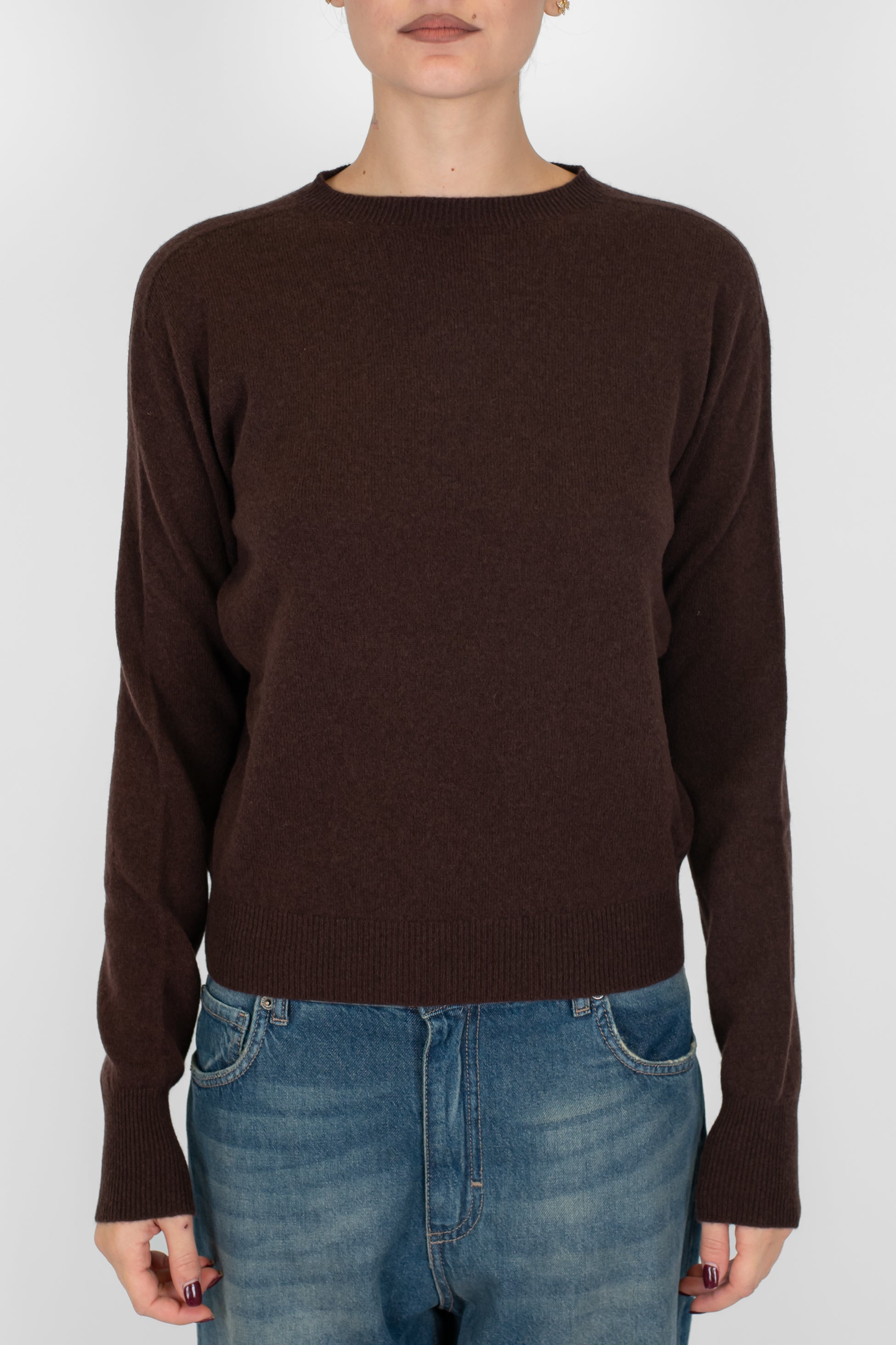 Tensione in - Maglia slim in pura lana