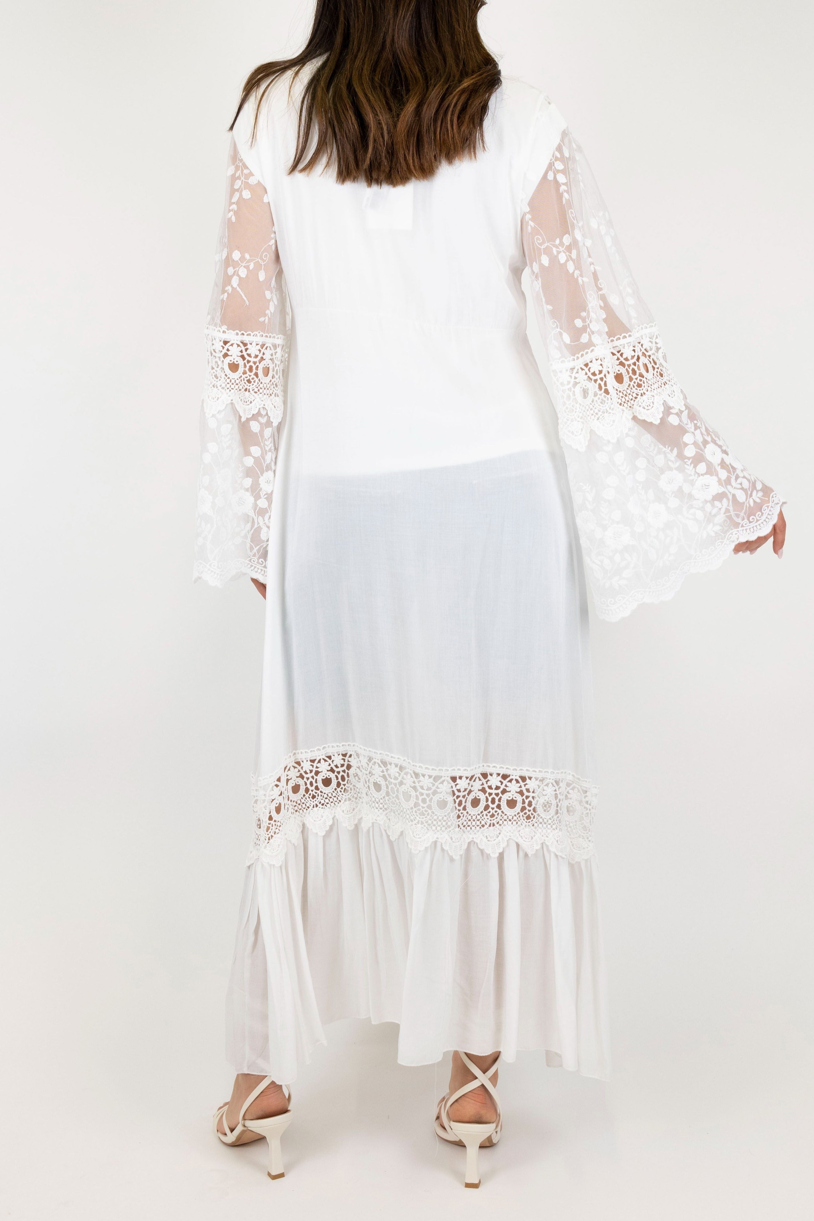 Haveone - Kimono con inserti passamanerie